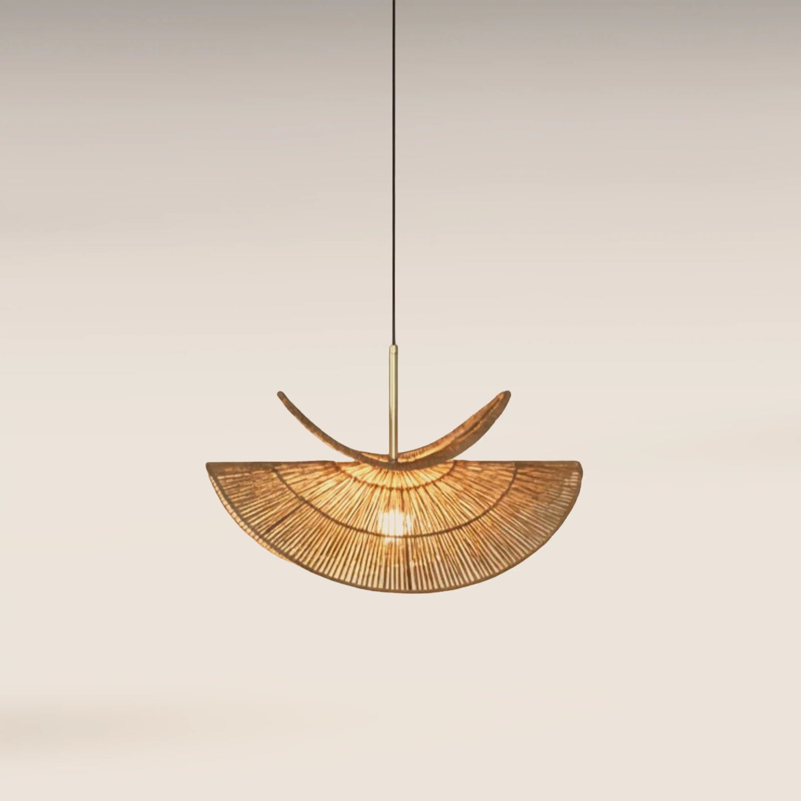 Javon Pendant Light | Natural Rattan