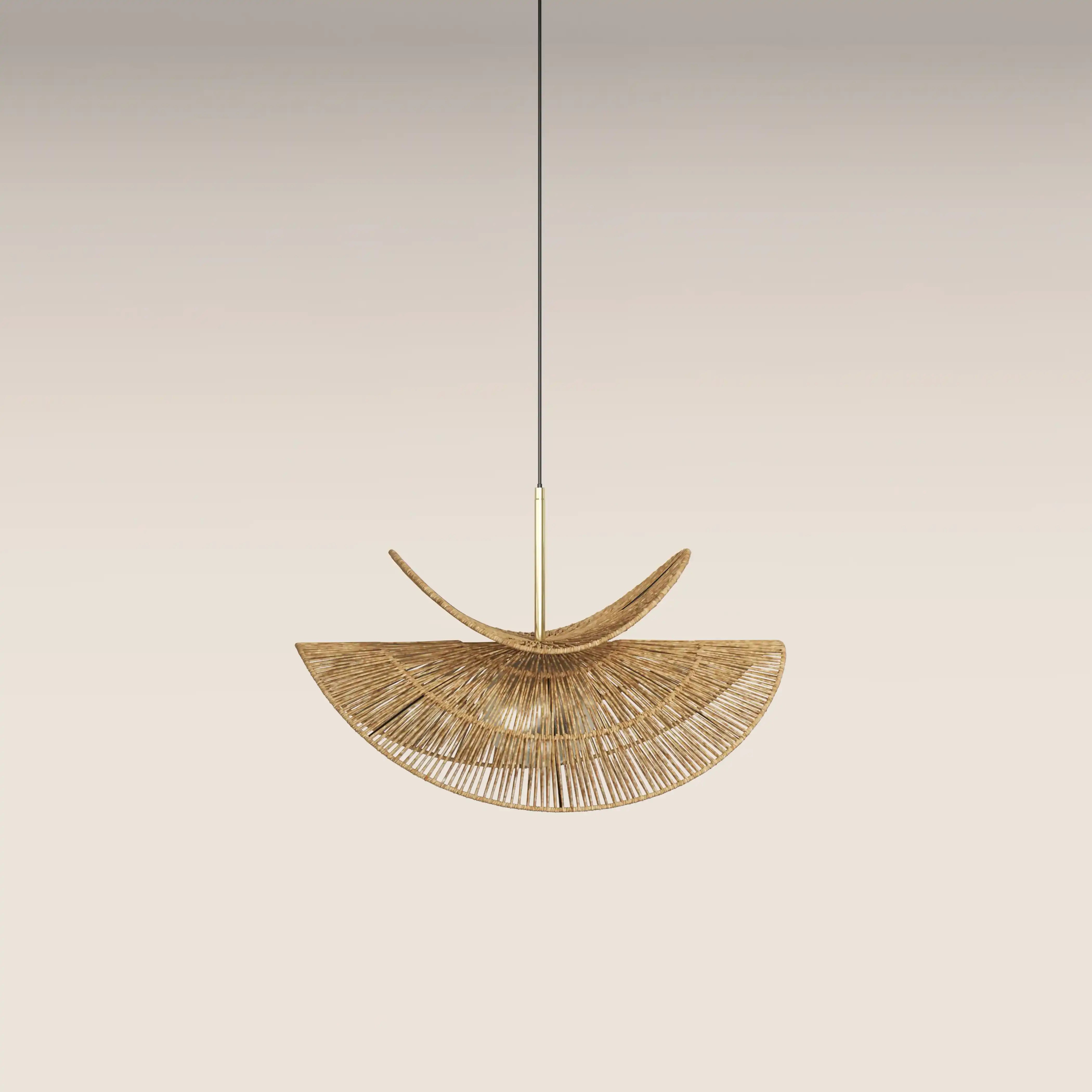 Javon Pendant Light | Natural Rattan