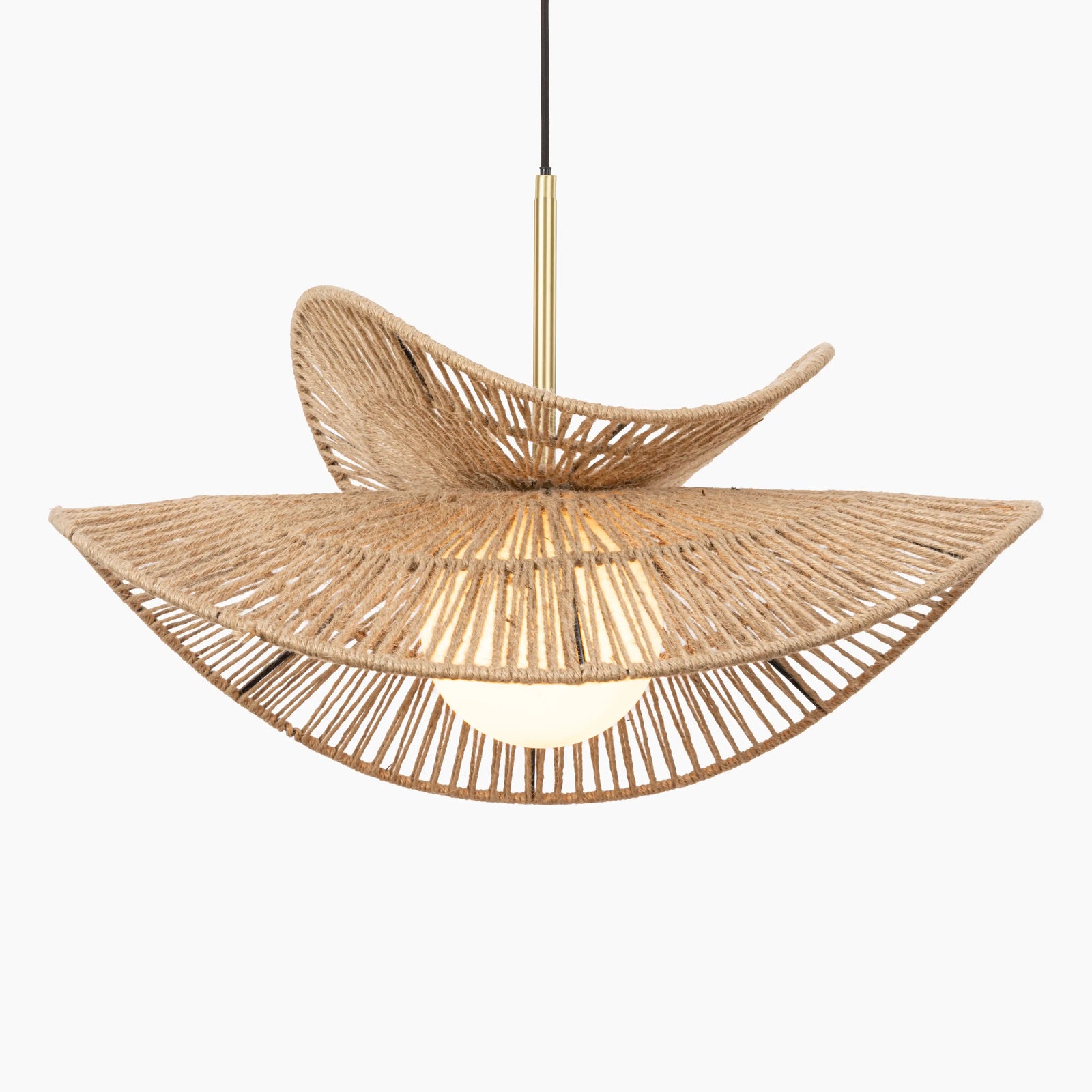 Javon Pendant Light | Natural Rattan