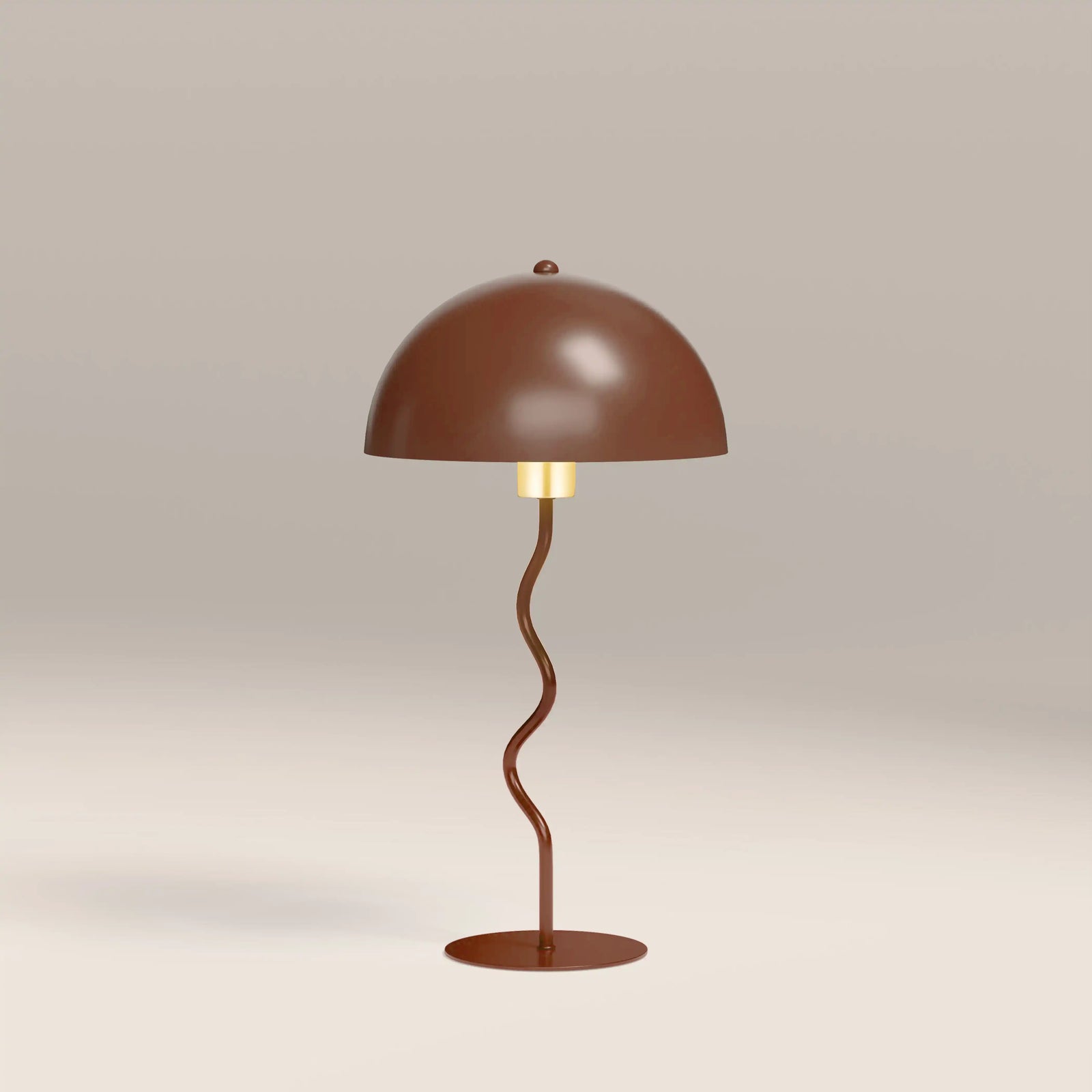 Alani Table Lamp | Rust Red