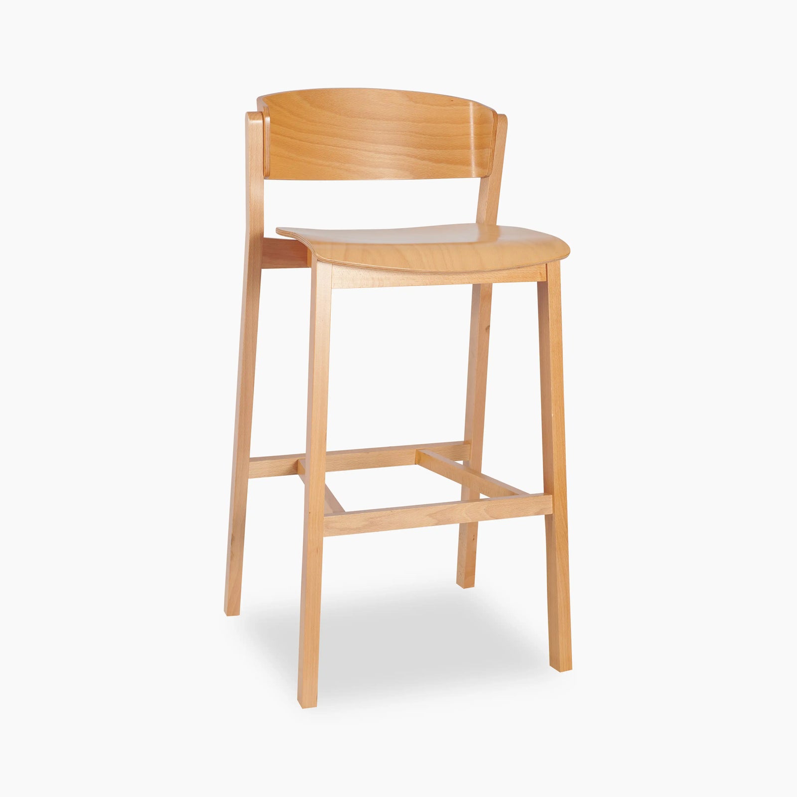Kris Wooden Bar Stool