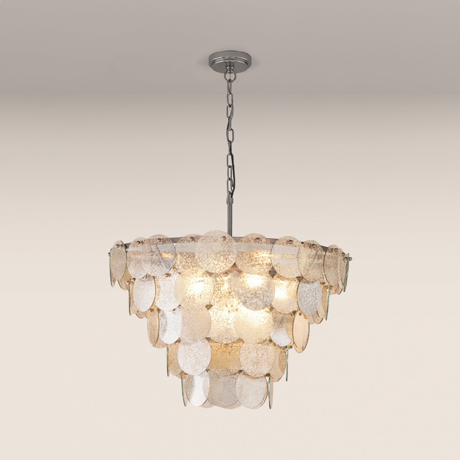 Cecile Pendant Light | Antique Silver