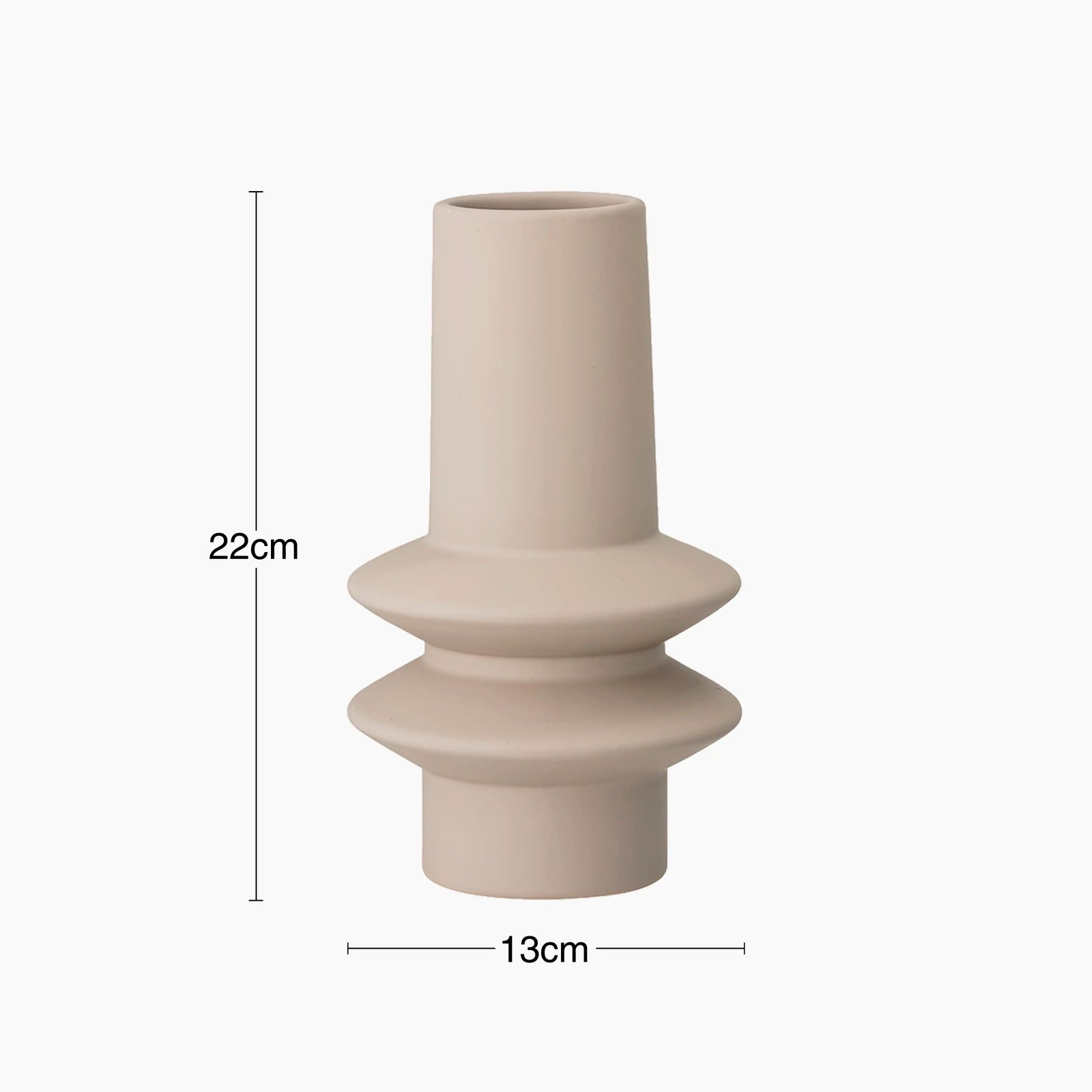 Marlborough Stone Vase | Taupe