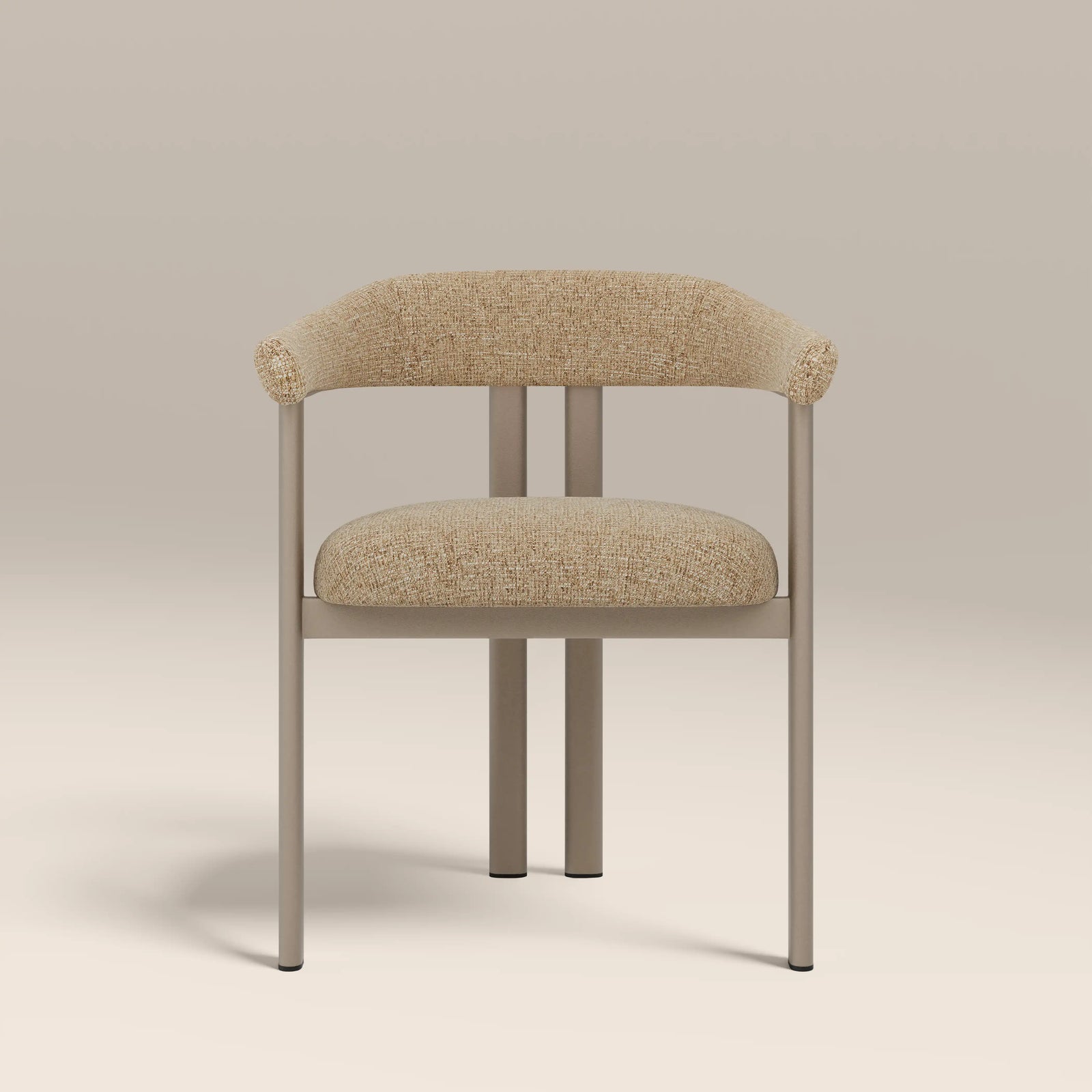 Arbor Carver Dining Chair | Speckled Latte Boucle & Latte