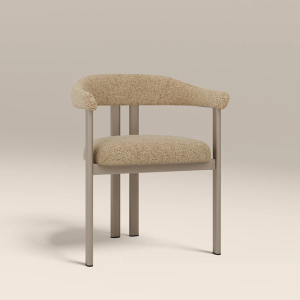 Arbor Carver Dining Chair, Speckled Latte Boucle Latte Cult