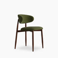 halston dining chair olive green sustainable velvet