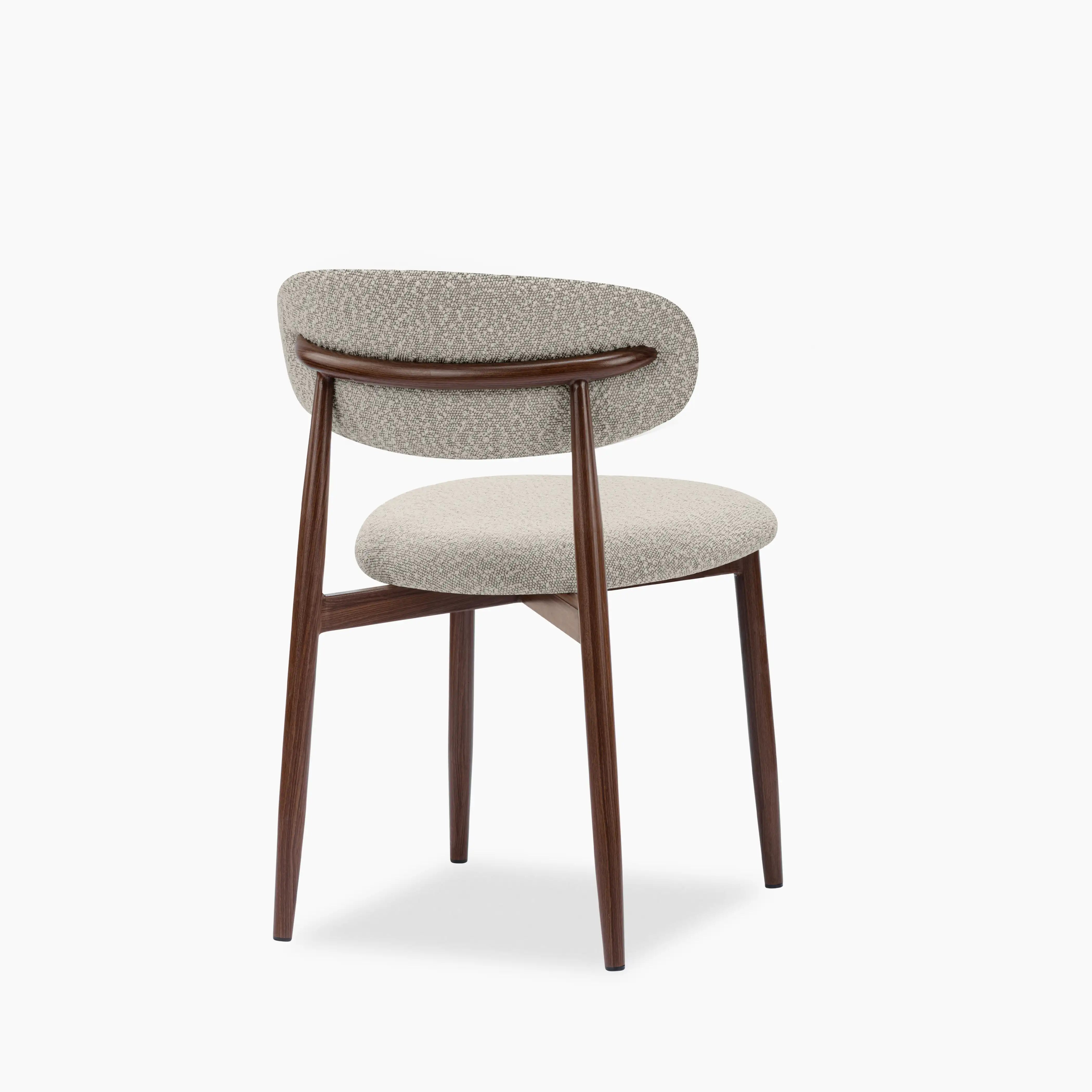 Halston Dining Chair Speckled Stone Sustainable Boucle Walnut Cult halston-dining-chair-speckled-stone-sustainable-boucle-walnut-cult
