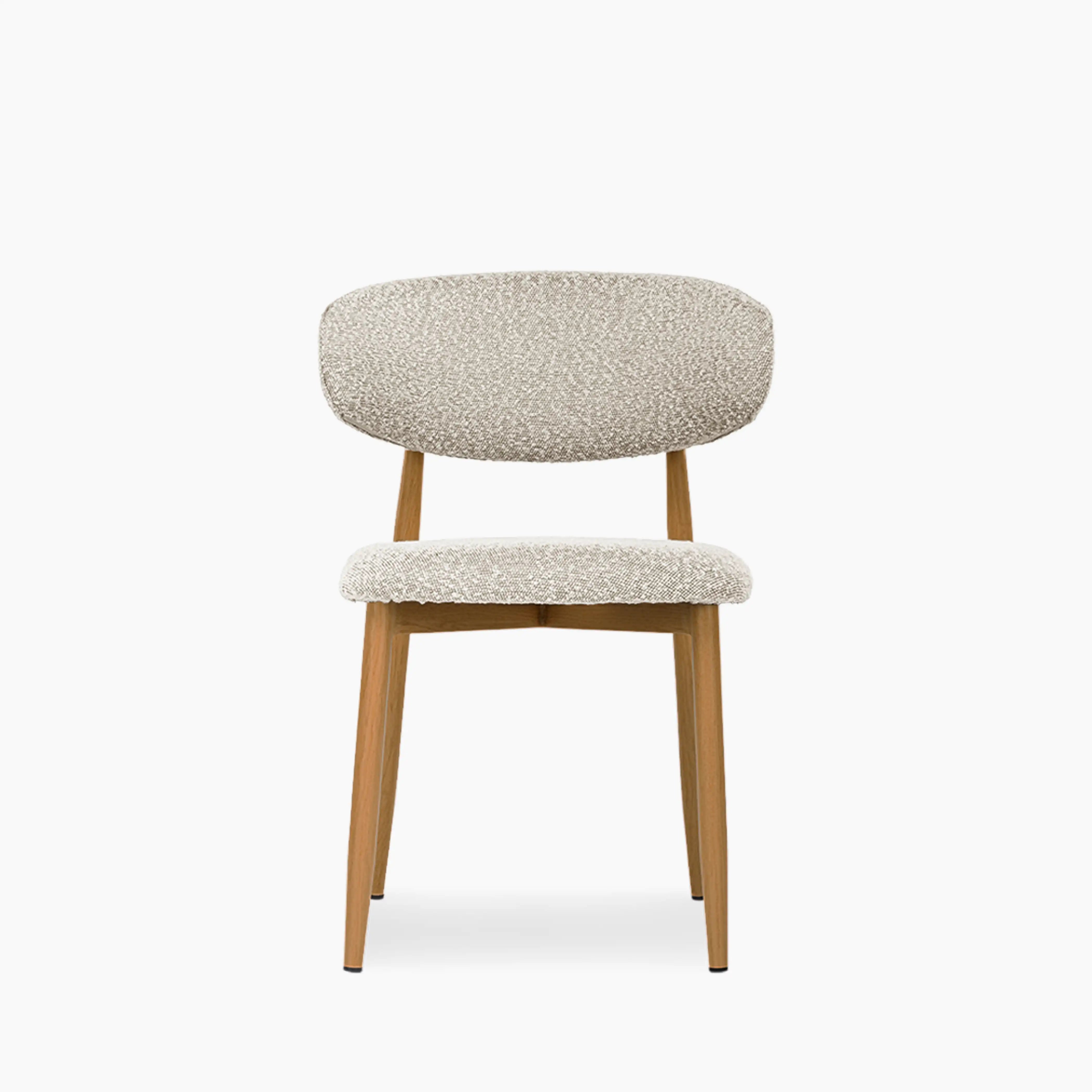 Halston Dining Chair Speckled Stone Sustainable Boucle Oak Cult halston-dining-chair-speckled-stone-sustainable-boucle-oak-cult