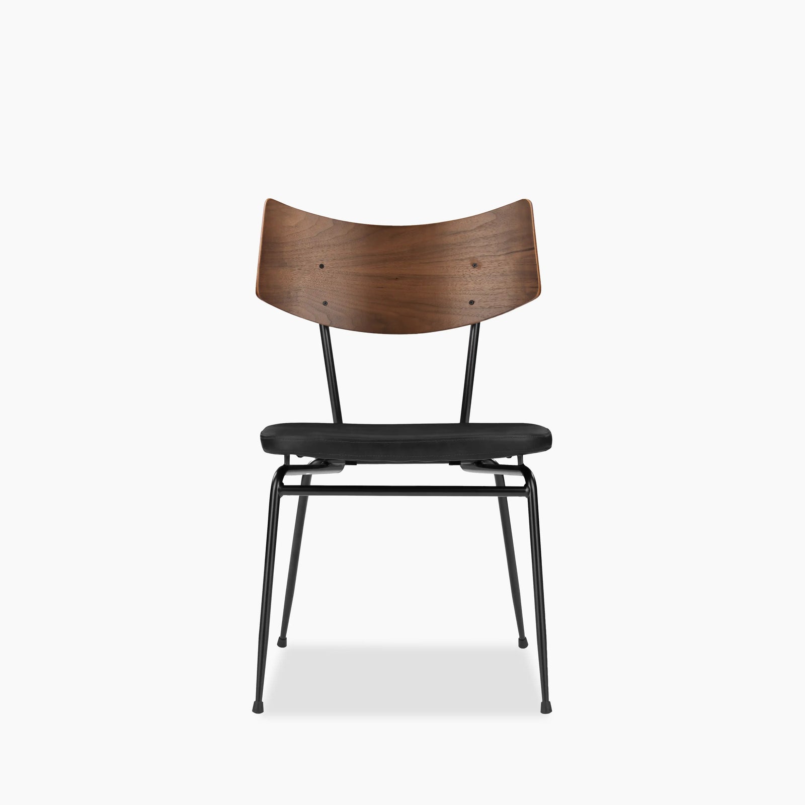 Phoenix Dining Chair | Vintage Black Faux Leather & Black
