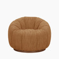 Ivy Armchair | Speckled Honey Sustainable Boucle & Walnut