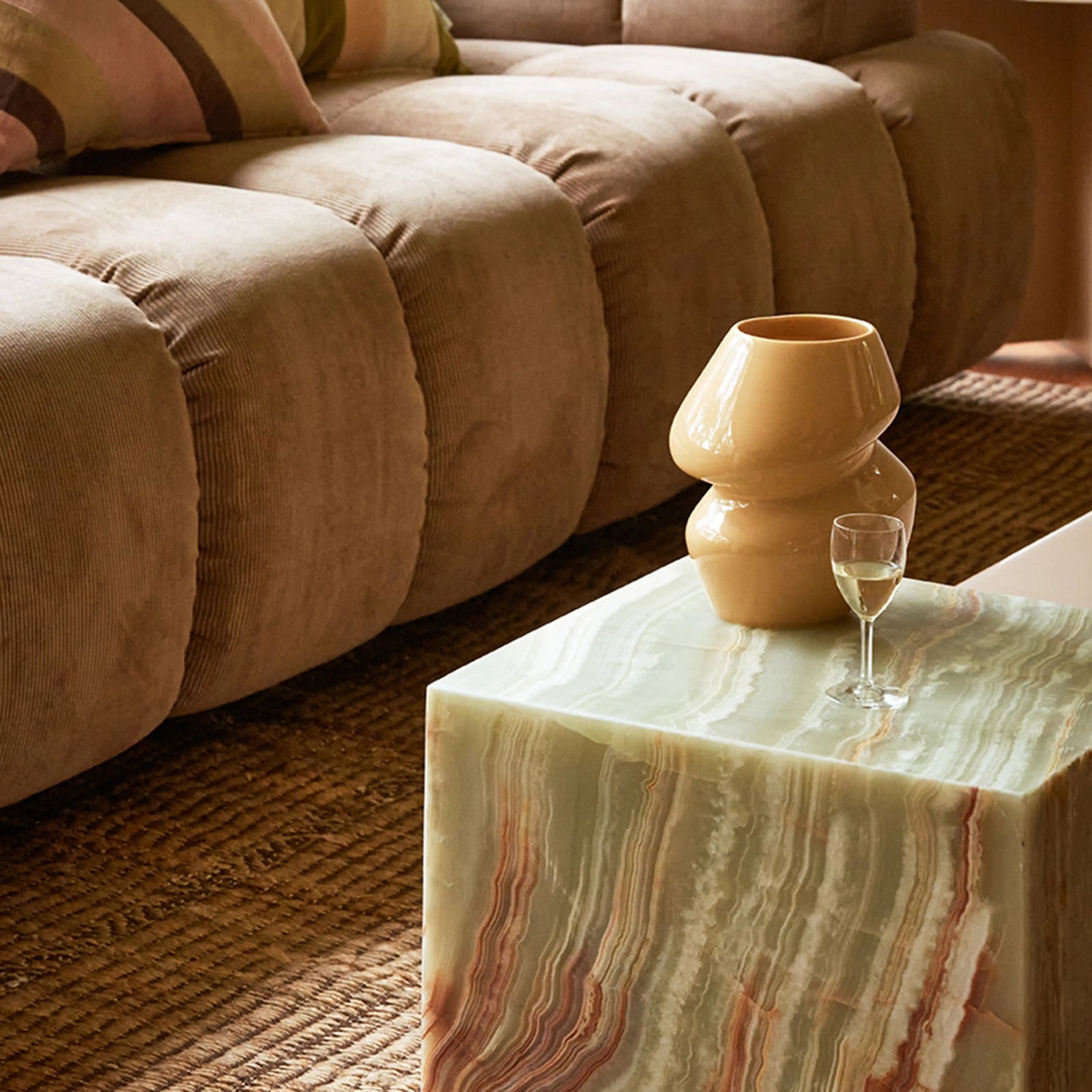 Hkliving Stone Vase | Cappuccino