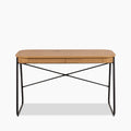 Blueton Wooden 2 Drawer Desk | Oak