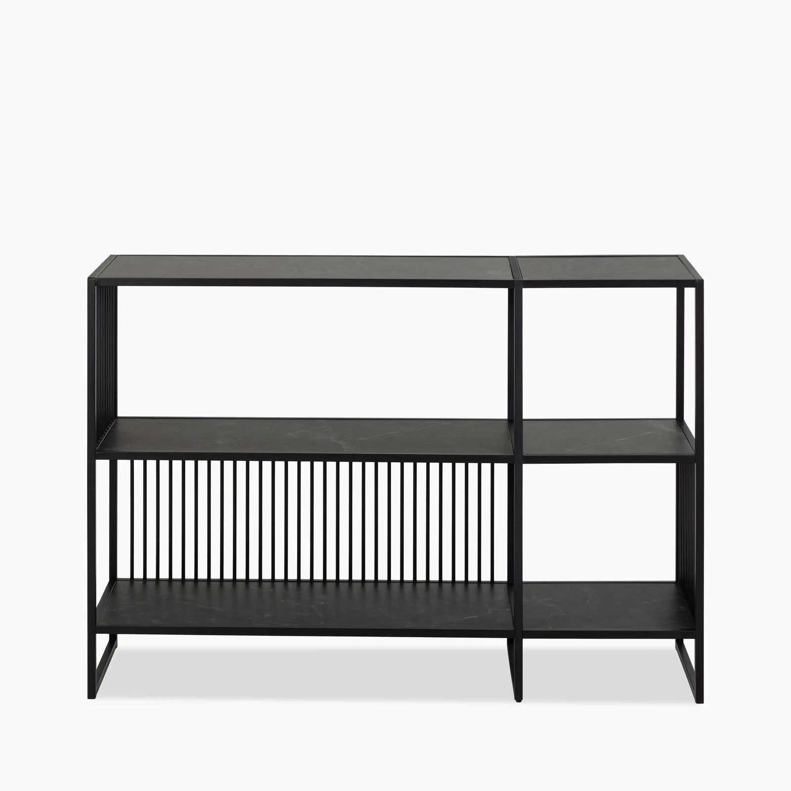 Strington Low Bookcase | Black