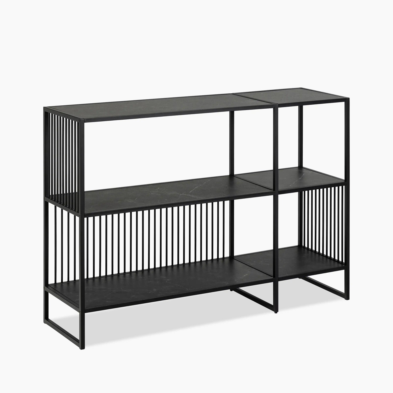 Strington Low Bookcase | Black