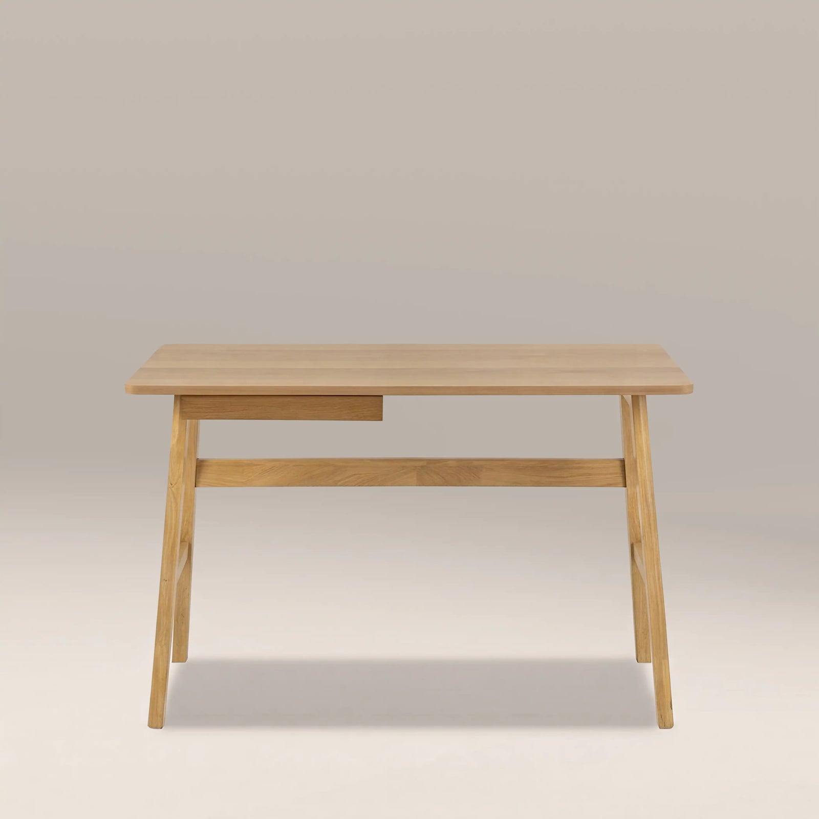 Barnett 1 Drawer Wooden Desk | Oak