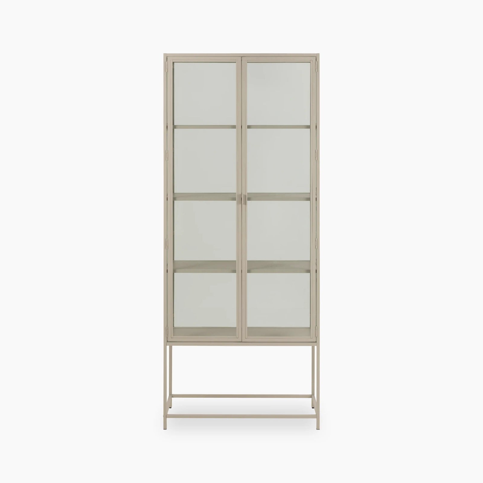 Seaford Display Cabinet | Taupe
