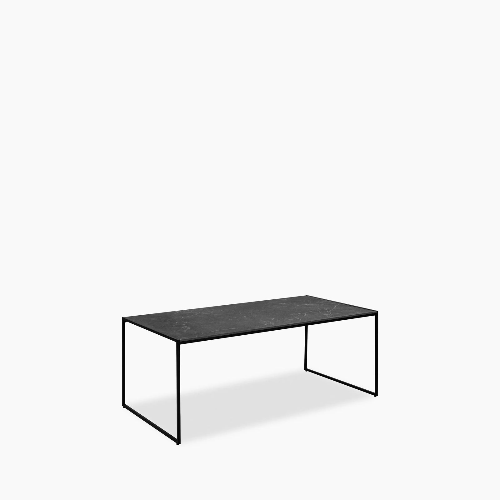 Infinity Rectangle Wooden Coffee Table | Black
