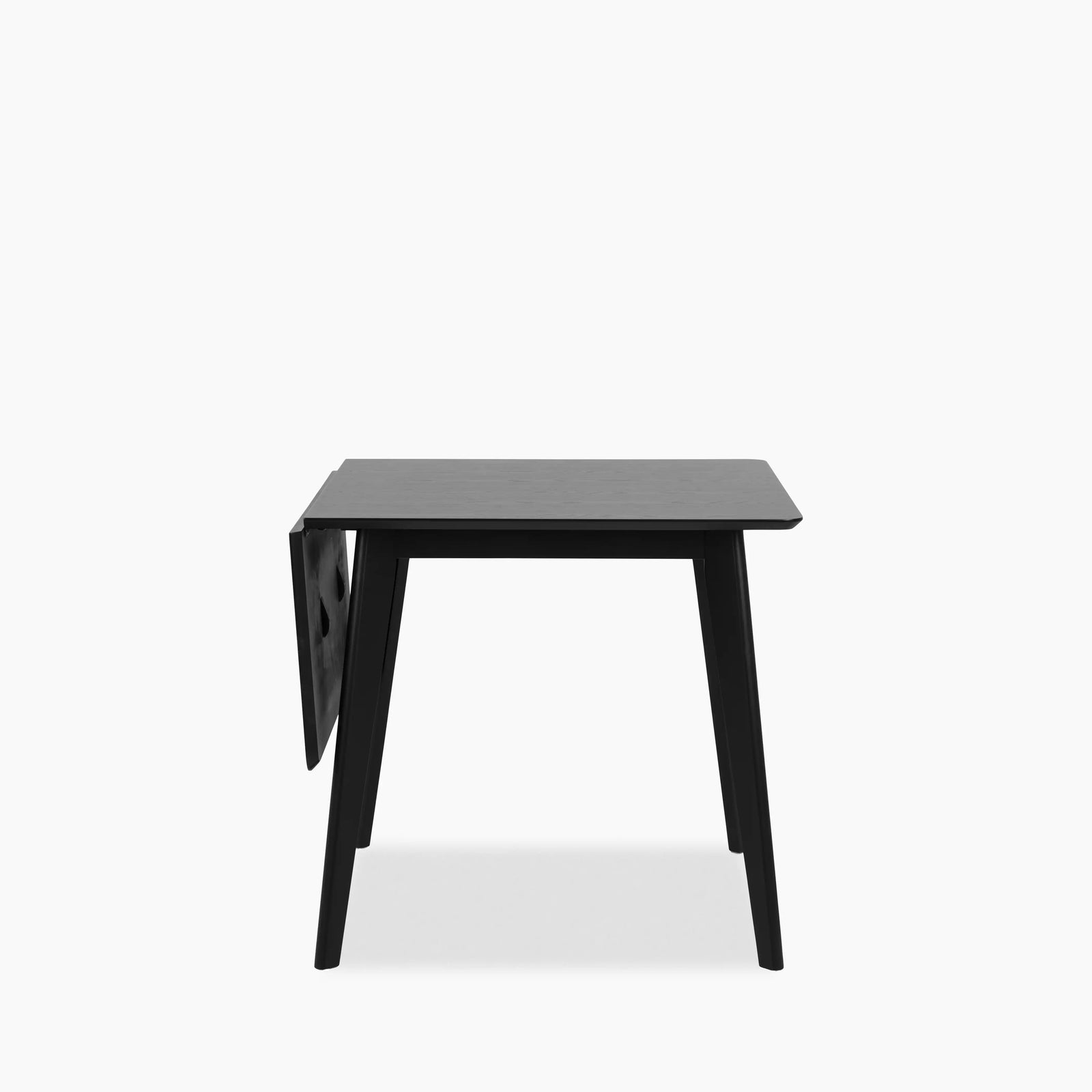Roxby 2-4 Seat Rectangle Extendable Wooden Dining Table | Black