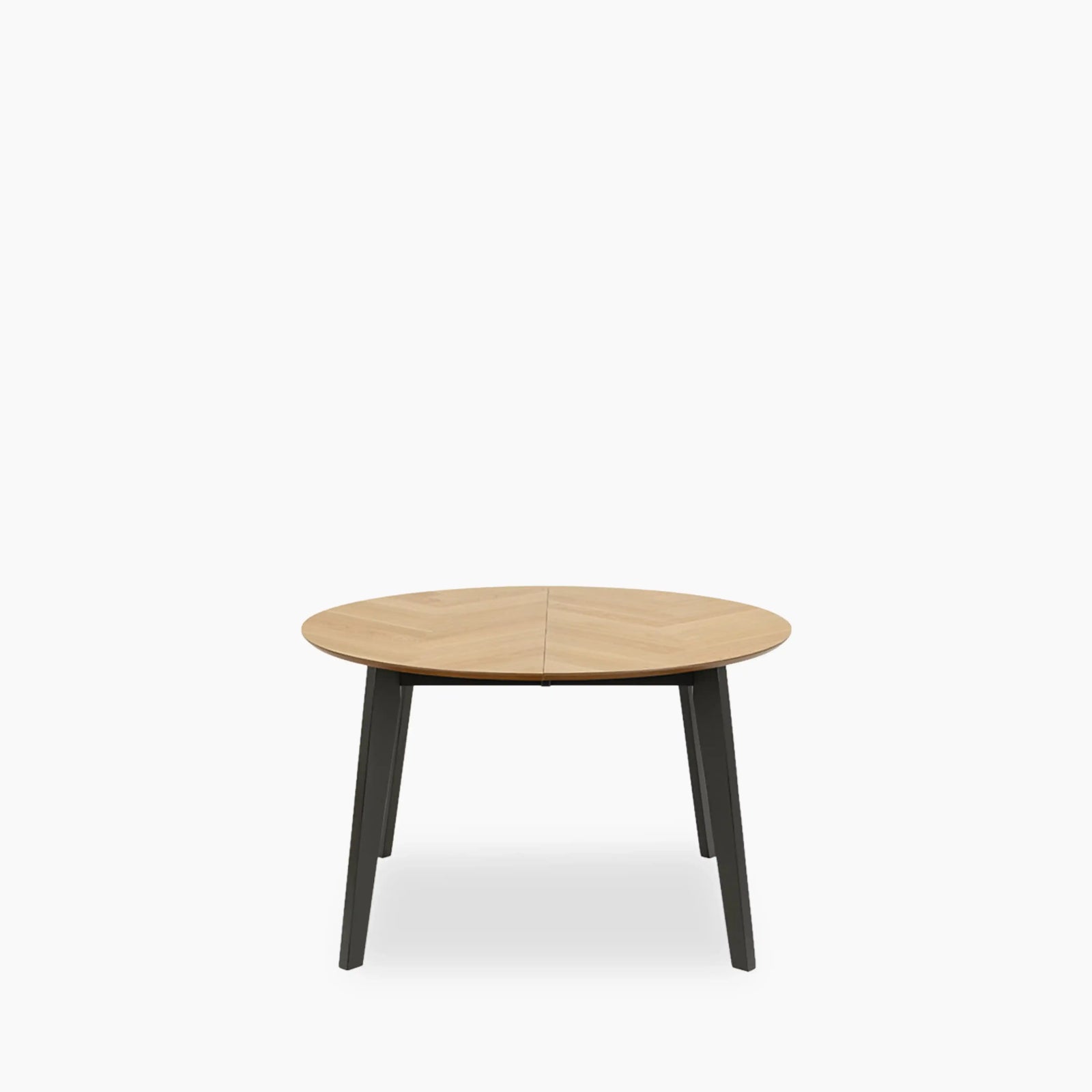 Georgetown 4-6 Seat Round Wooden Extendable Dining Table | Oak