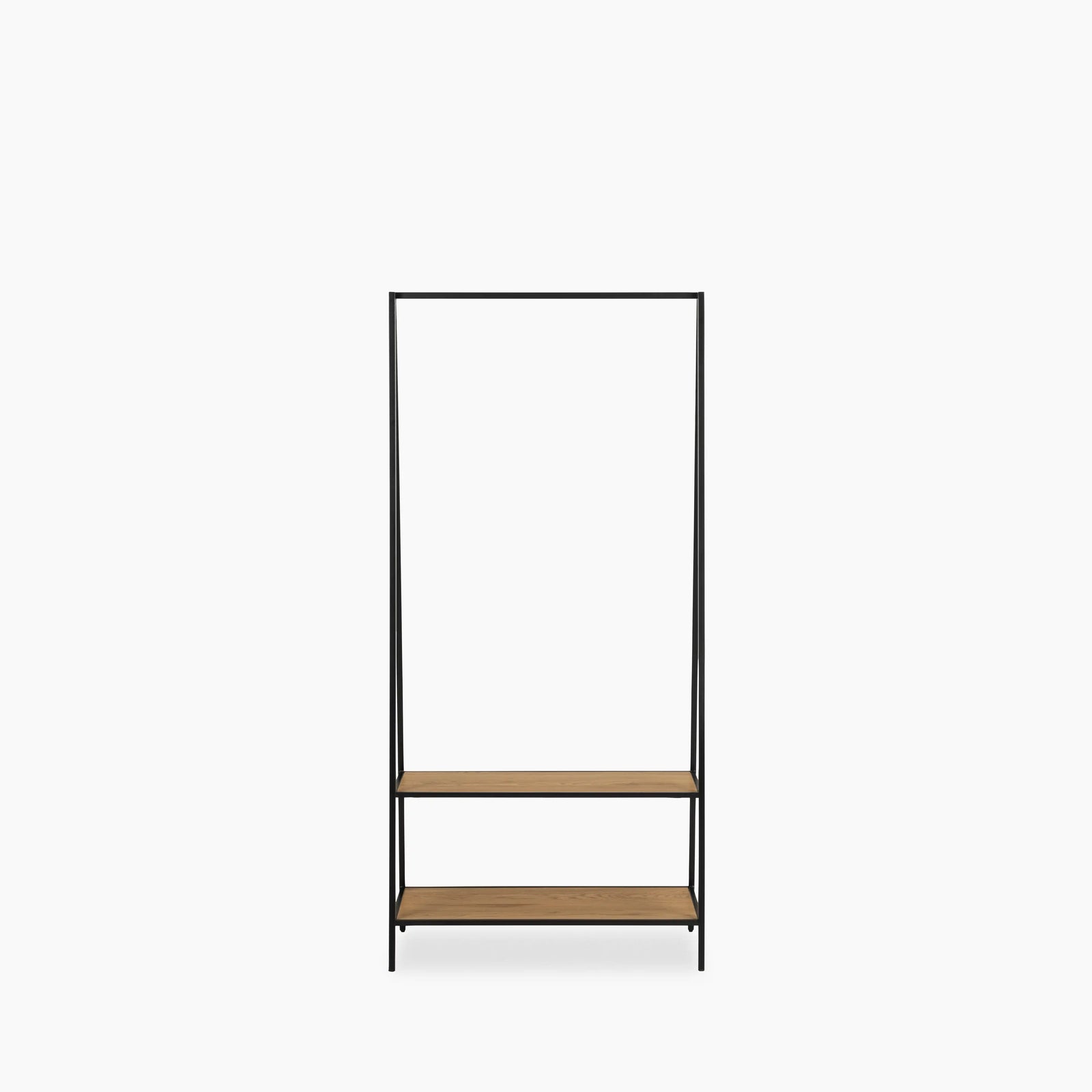 Seaford Clothing Rack | Oak & Black