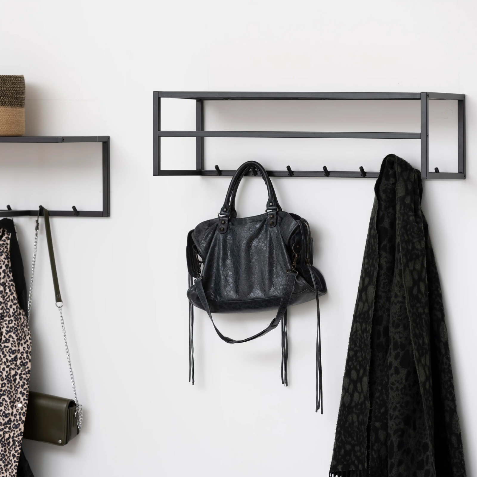 Seaford Metal Coat Rack | Black