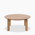 Maxime Round Wooden Coffee Table | Oak