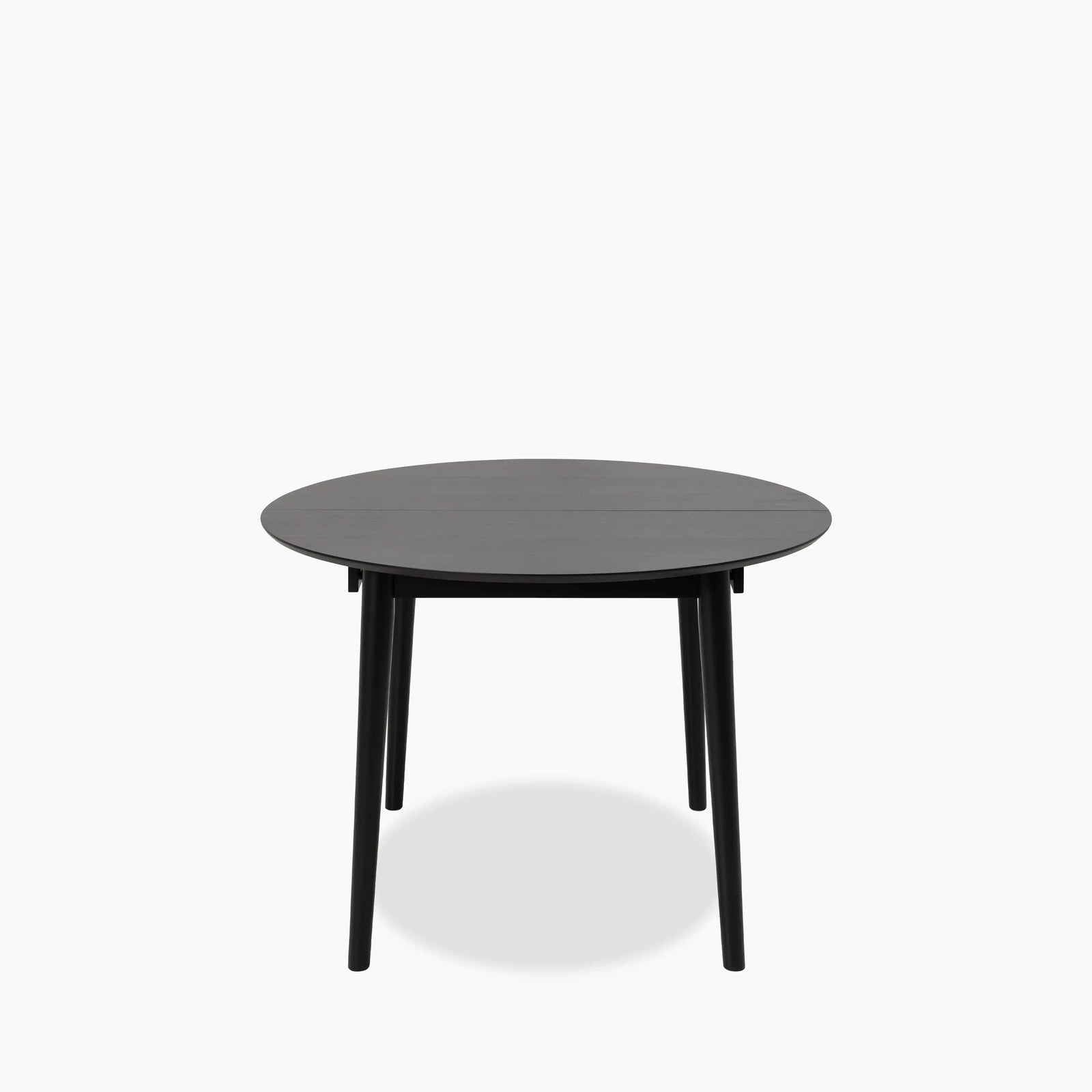 Montreux 4-6 Seat Round Wooden Extendable Dining Table | Black