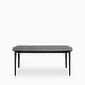 Montreux 6-10 Seat Rectangle Wooden Extendable Dining Table | Black
