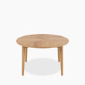 Laudal Round Wooden Coffee Table | Natural