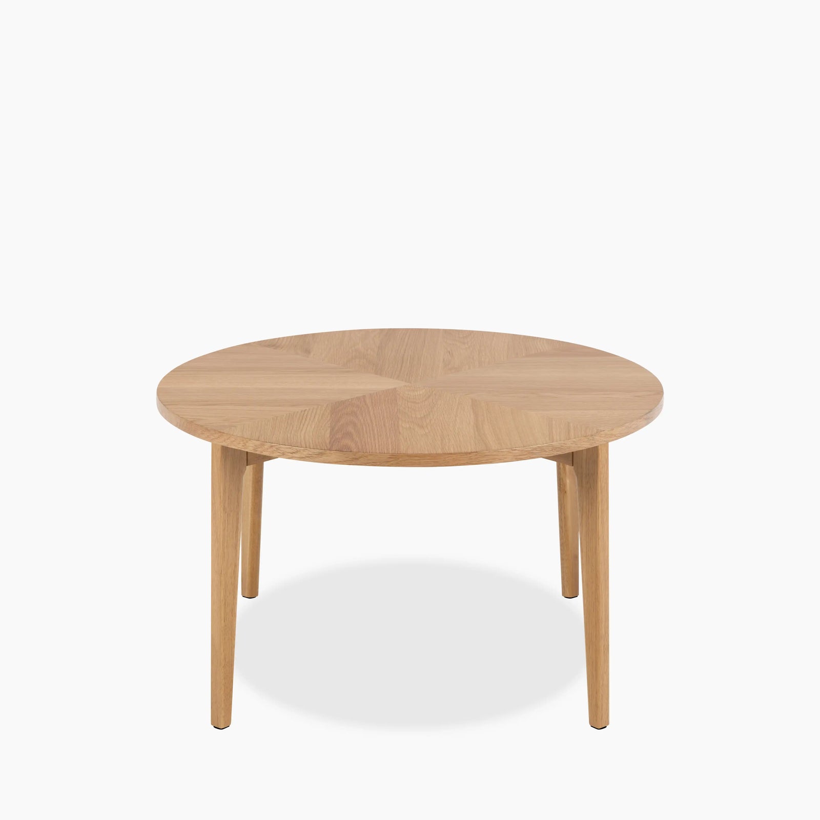 Laudal Round Wooden Coffee Table | Natural
