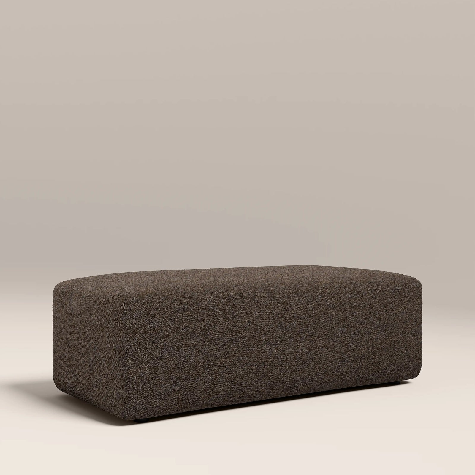 Celeste Footstool | Dusty Taupe Boucle