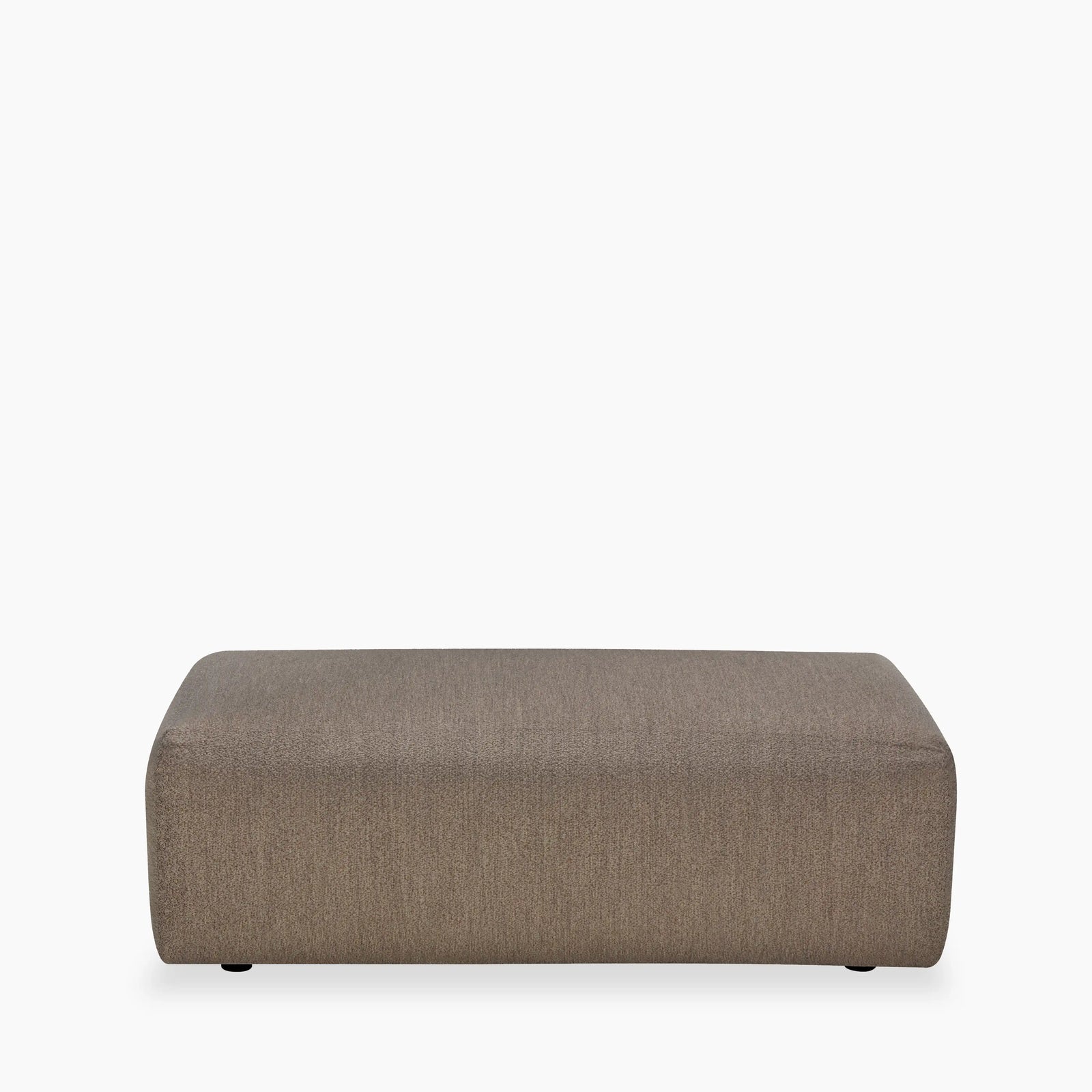 Celeste Footstool | Ecru Boucle