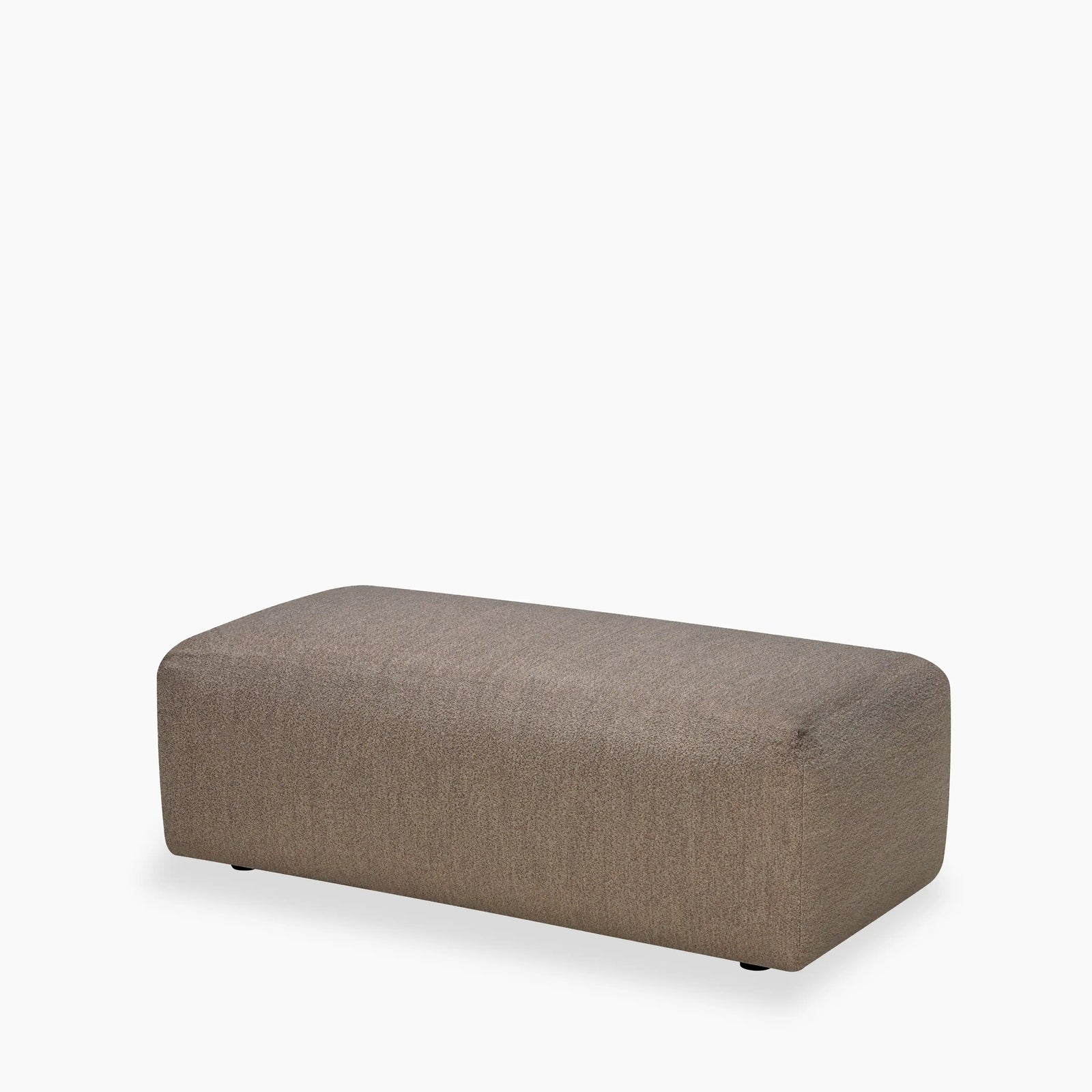 Celeste Footstool | Ecru Boucle