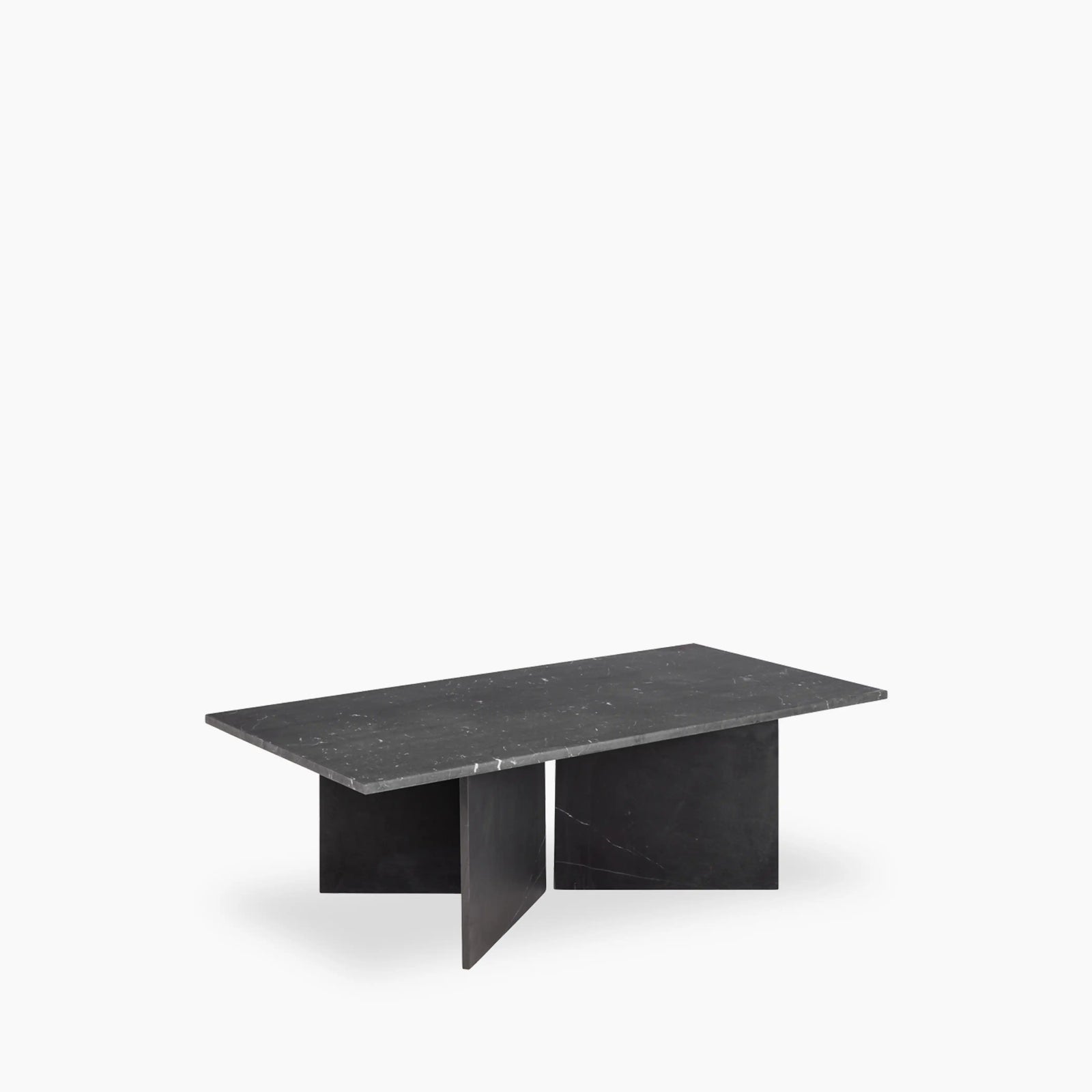 Vega Rectangle Coffee Table | Onyx Black Marble