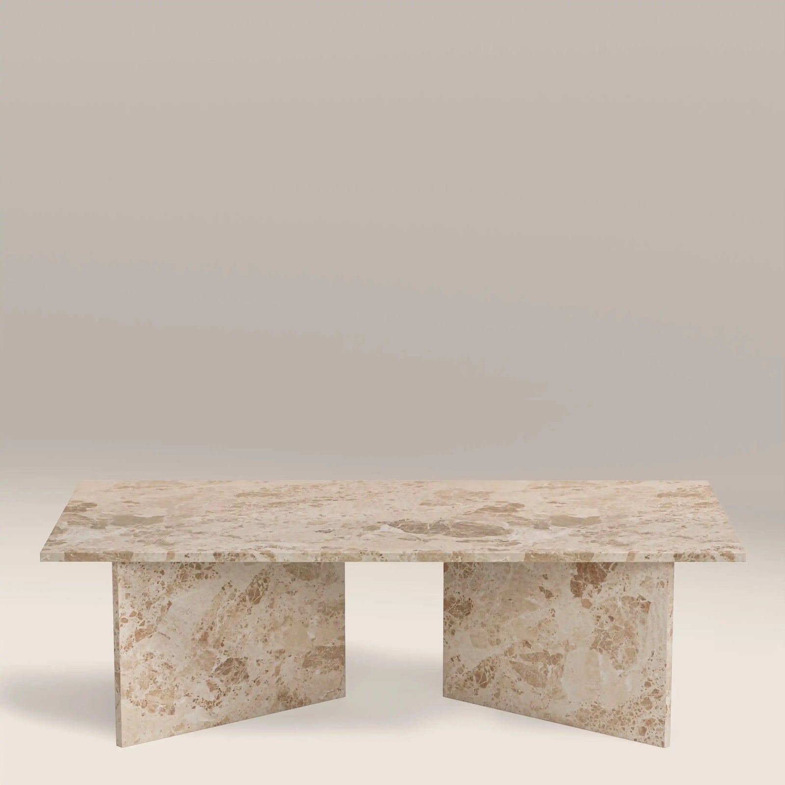 Vega Rectangle Coffee Table | Latte Marble