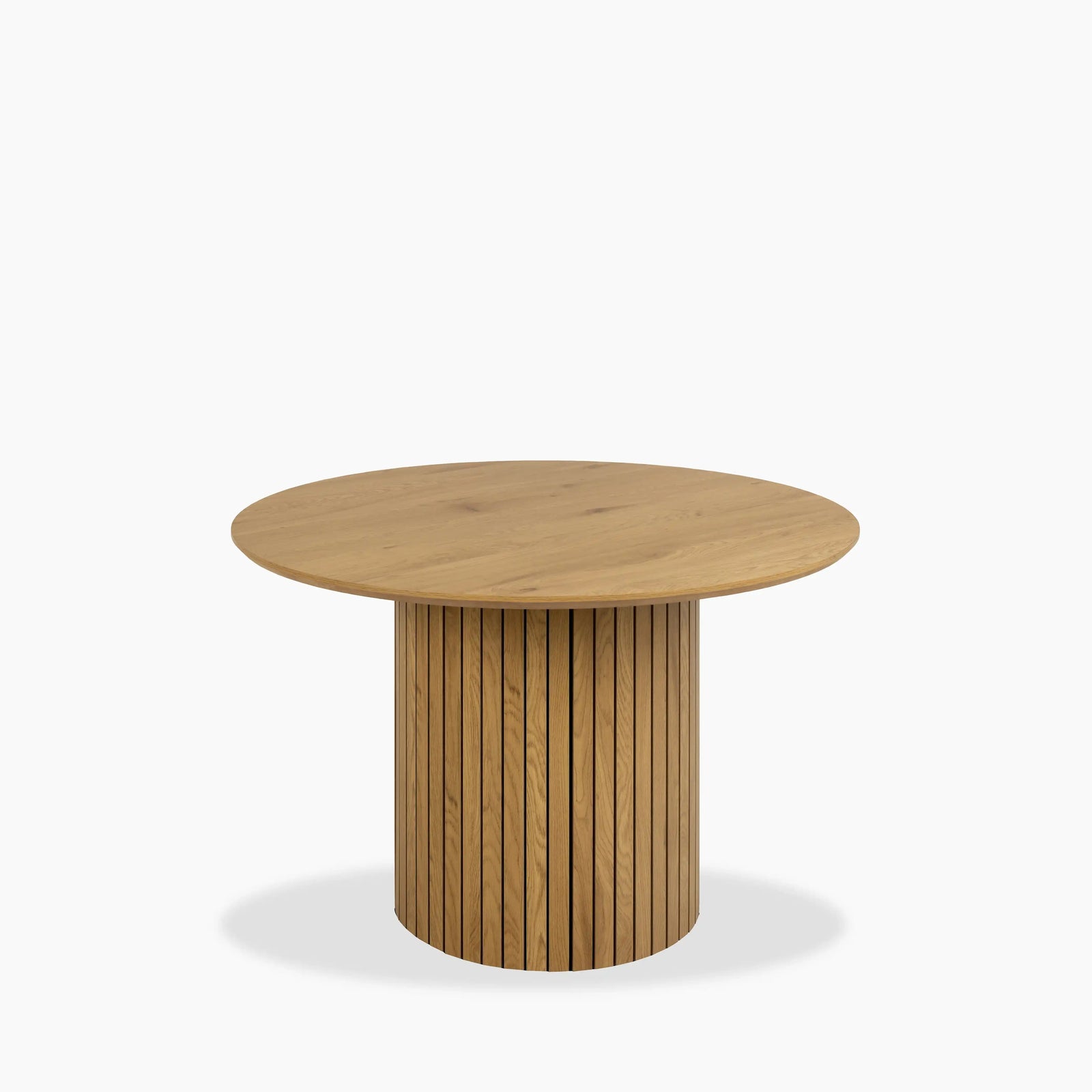Yale 4 Seat Round Dining Table | Oak Effect