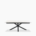 heaven 8 seat dining table white ceramic