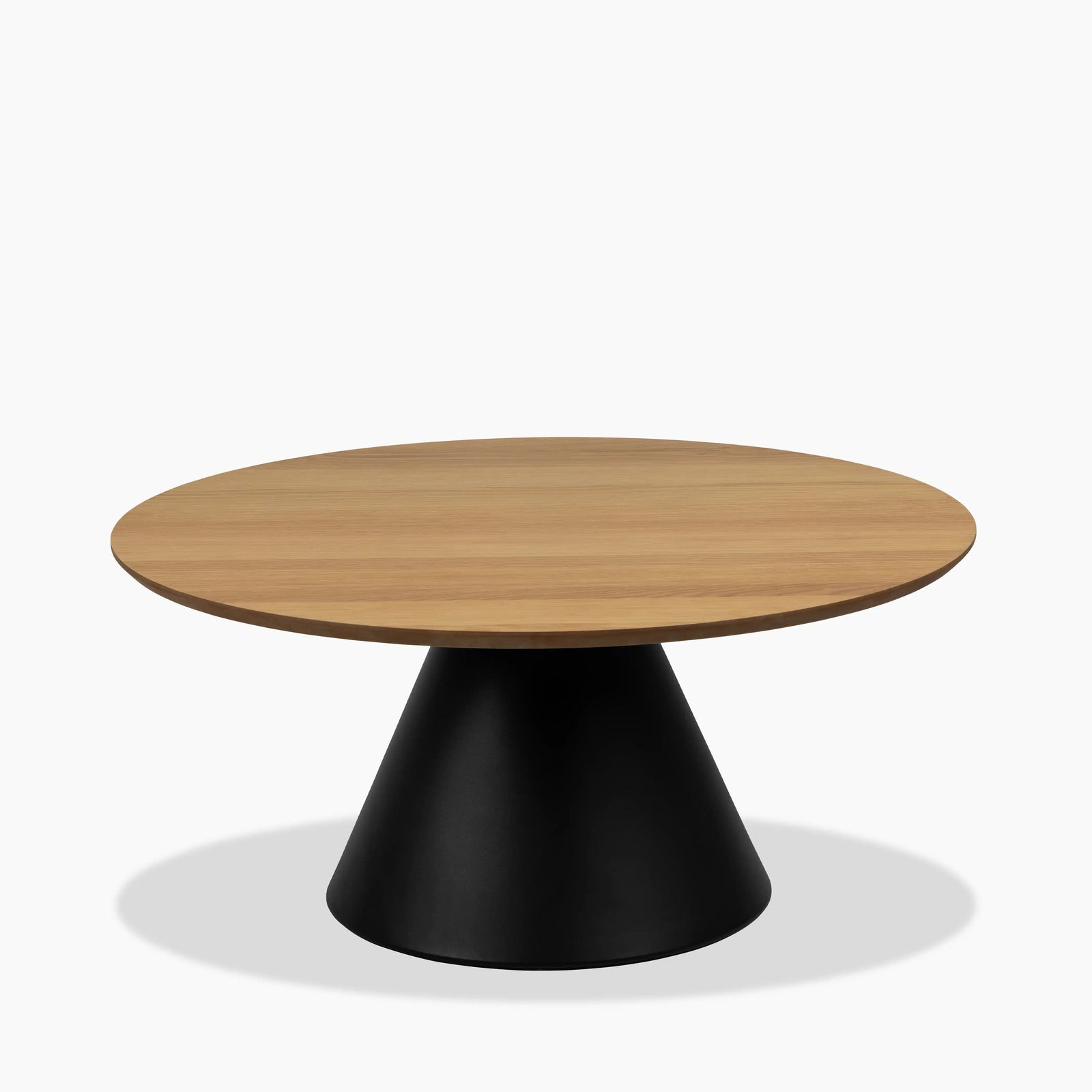 Seaford Rectangle Wooden Coffee Table | Oak & Black