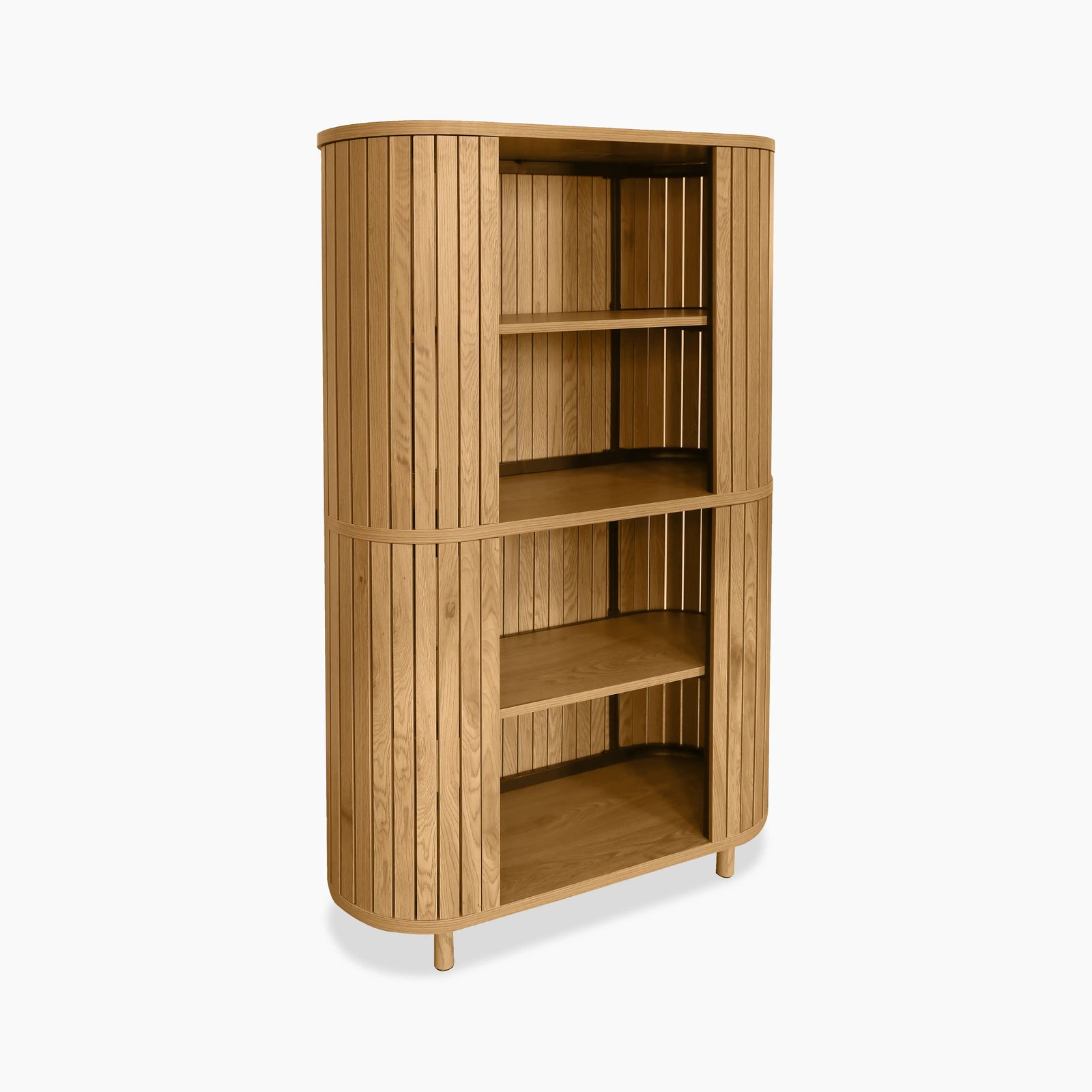 Colima Wooden Bookcase | Oak