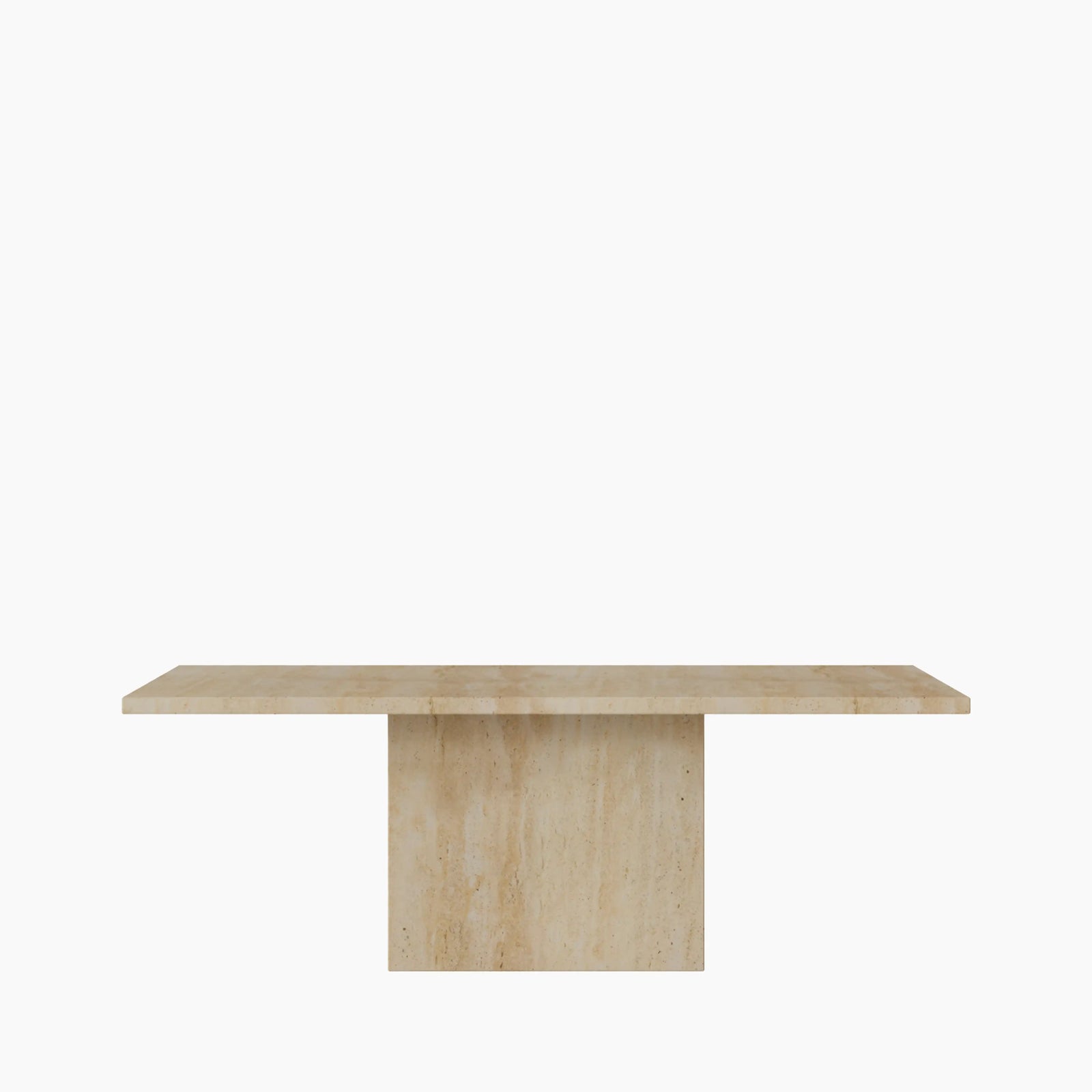 Toulouse 8 Seat Rectangle Dining Table | Natural Travertine
