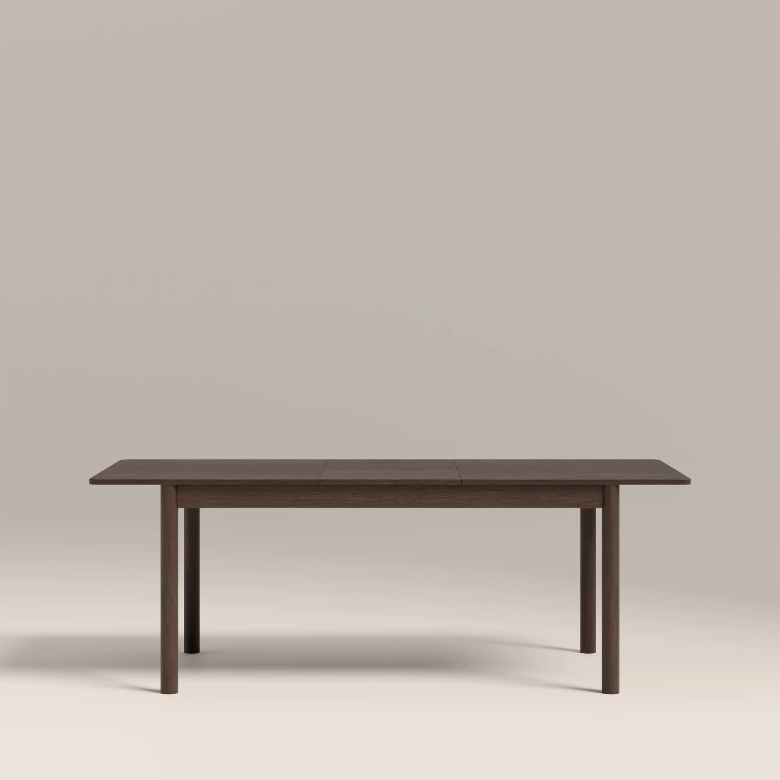 Paisley 6-8 Seat Rectangle Wooden Extendable Dining Table | Smoked Walnut
