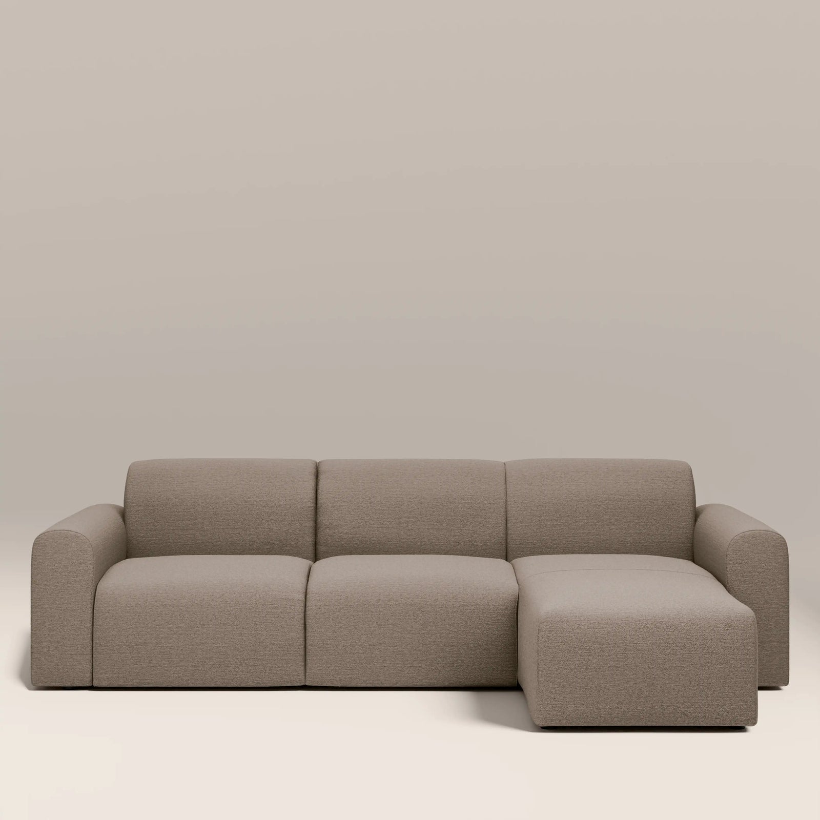 Celeste 3 Seater Left/Right Chaise Sofa | Ecru Boucle