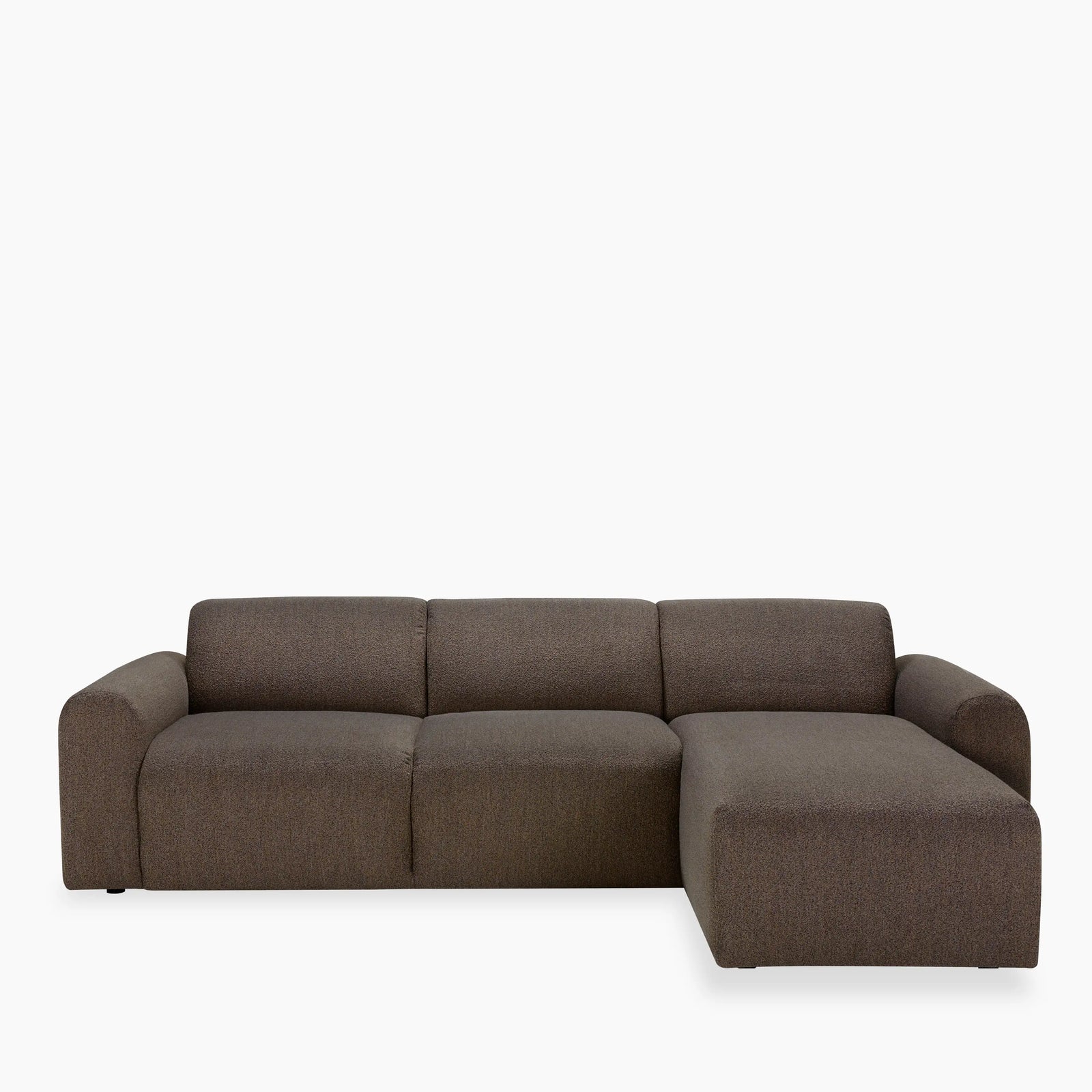 Celeste 3 Seater Left/Right Chaise Sofa | Dusty Taupe Boucle