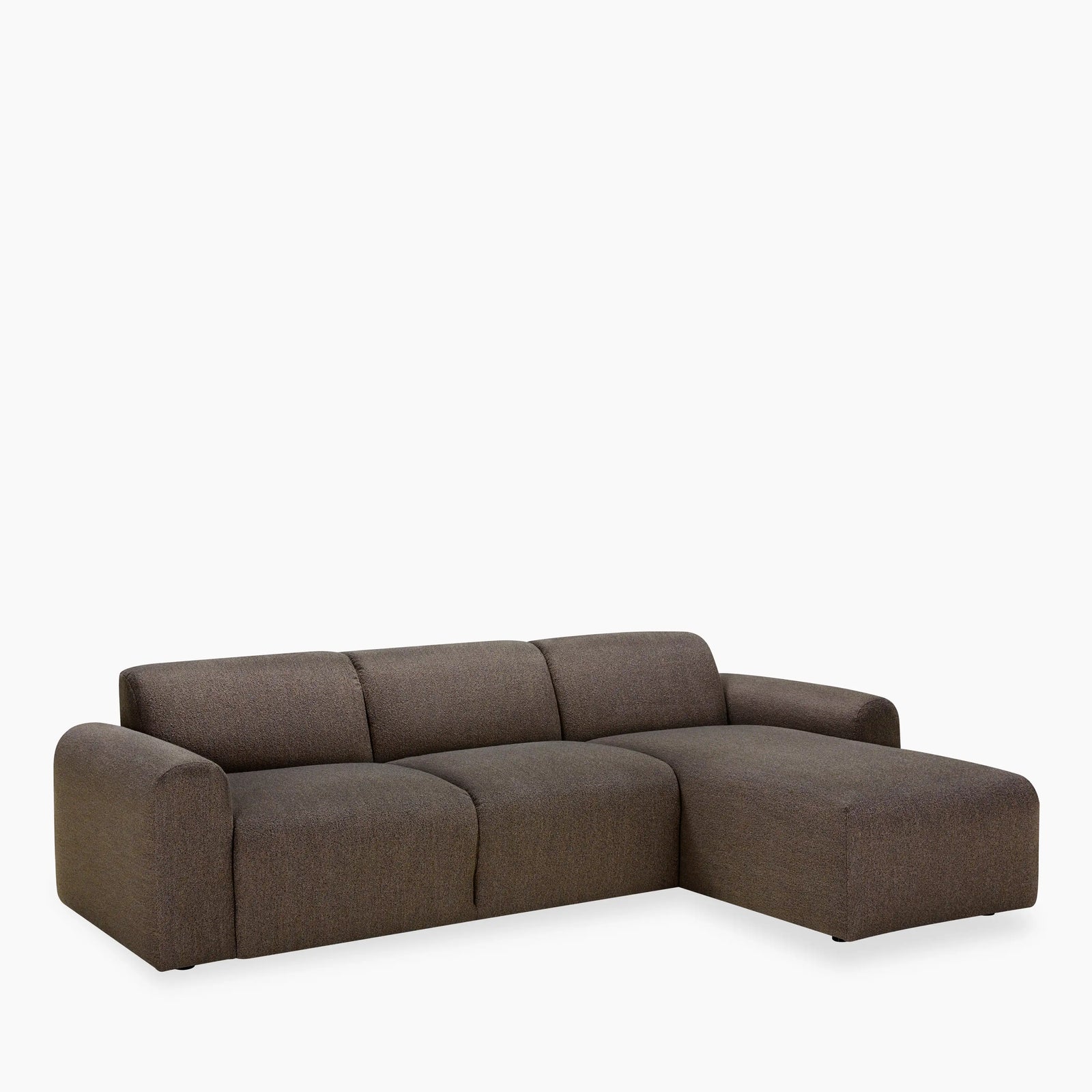 Celeste 3 Seater Left/Right Chaise Sofa | Dusty Taupe Boucle