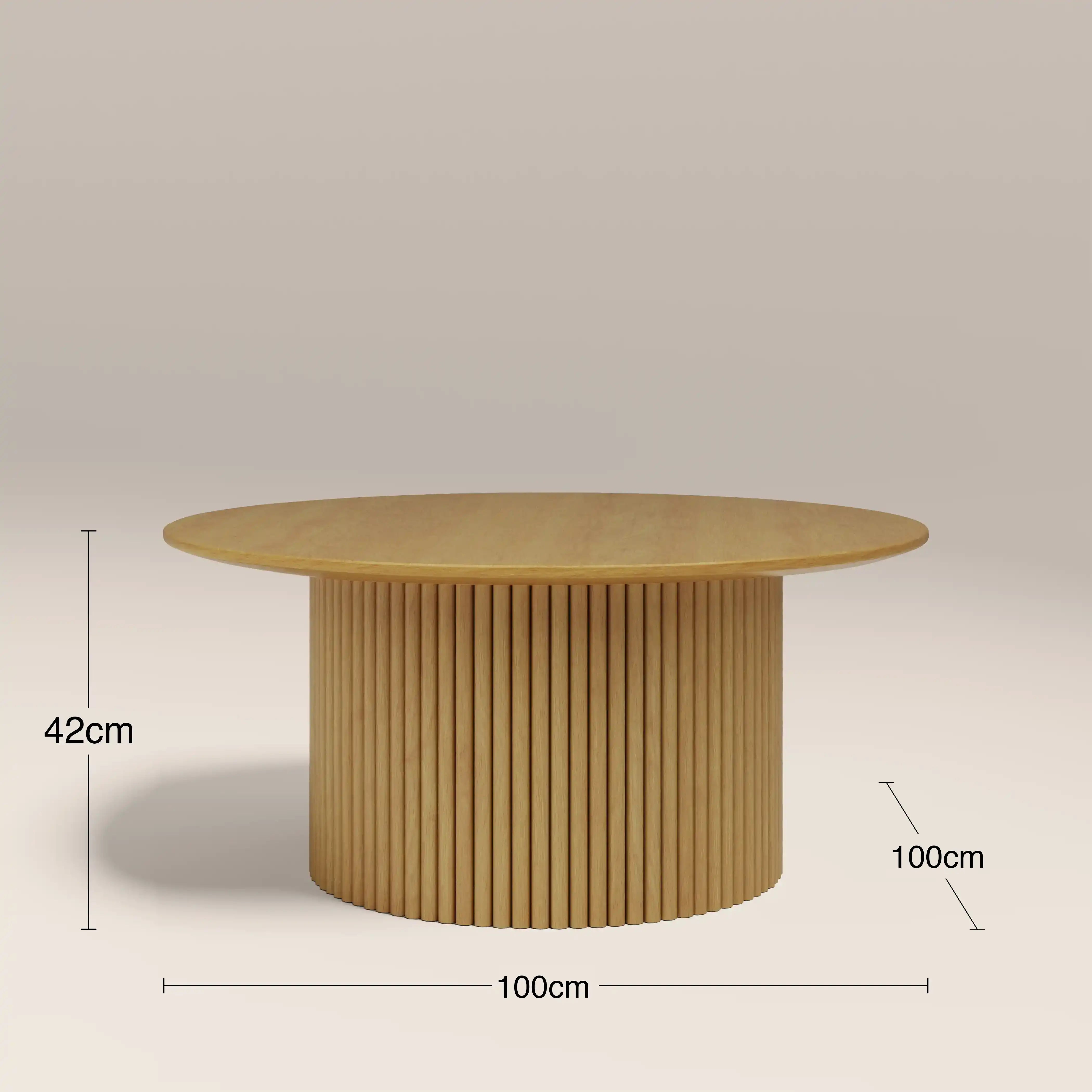 Marcel Round Coffee Table, Oak | Cult Furniture – Cult Furniture