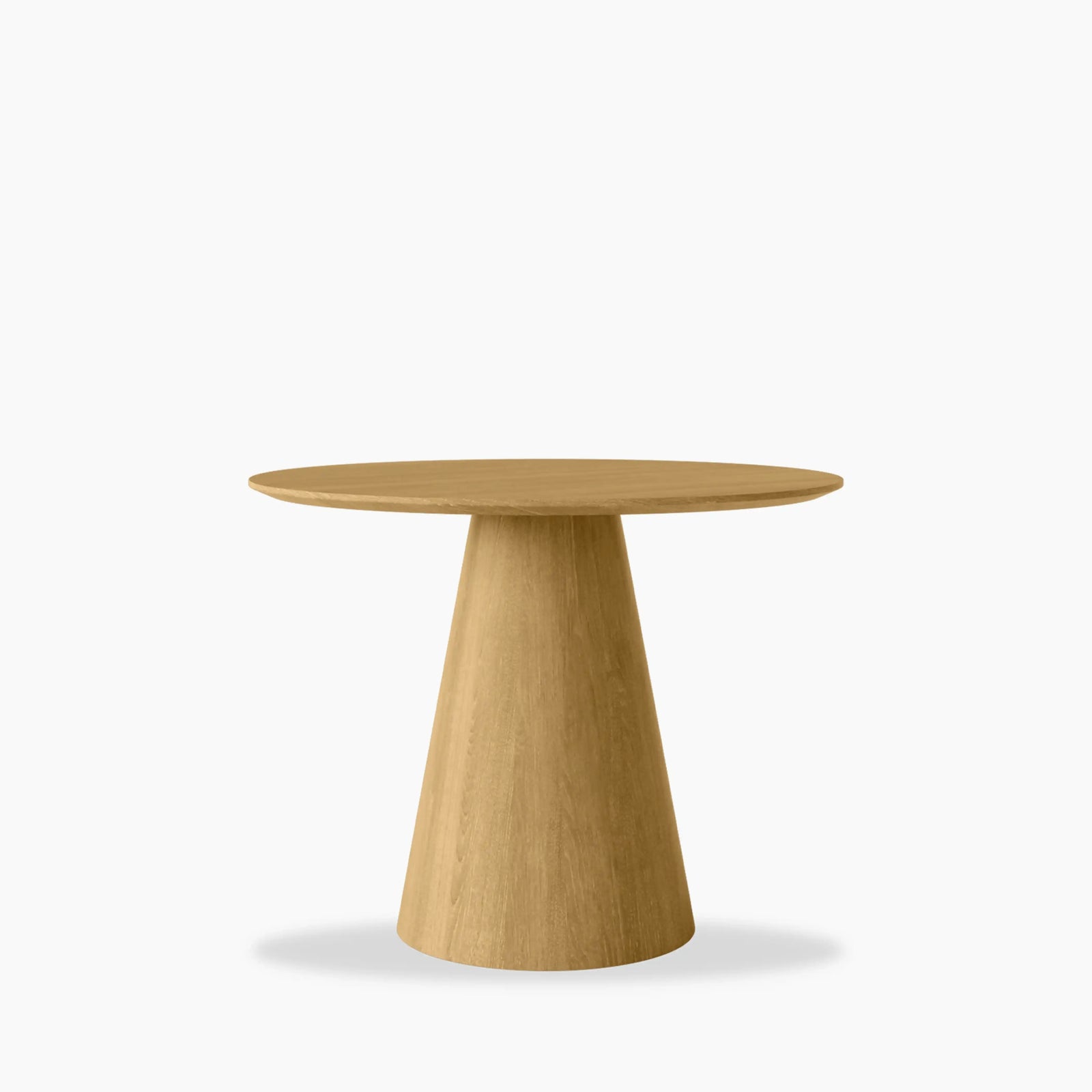 Finnley 4 Seat Round Wooden Dining Table | Oak