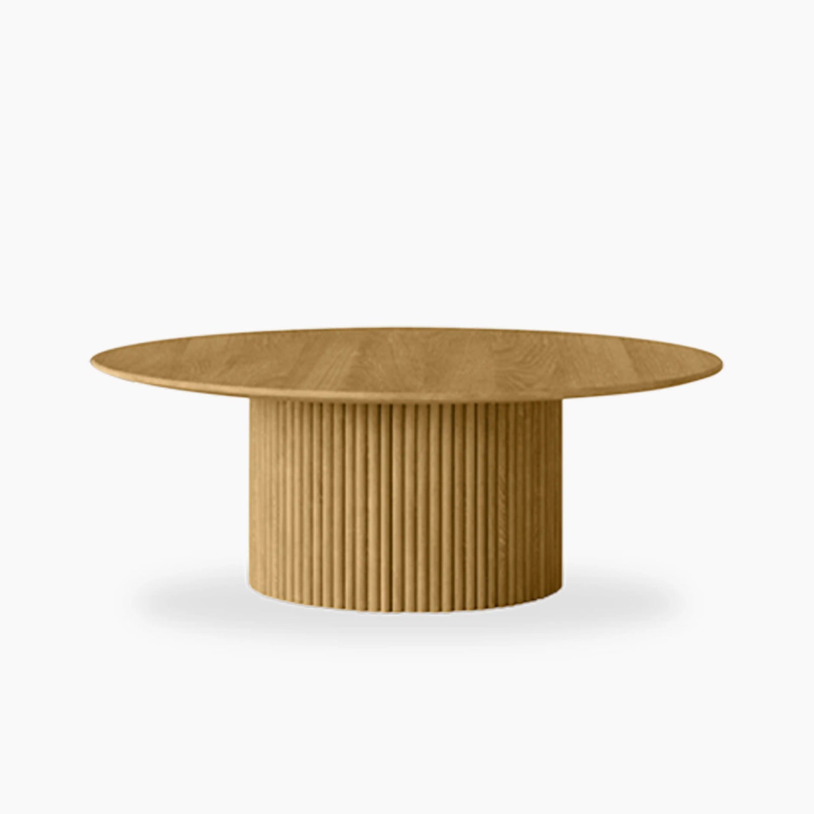 Marcel Set of 2 Round Coffee Tables | Oak Effect