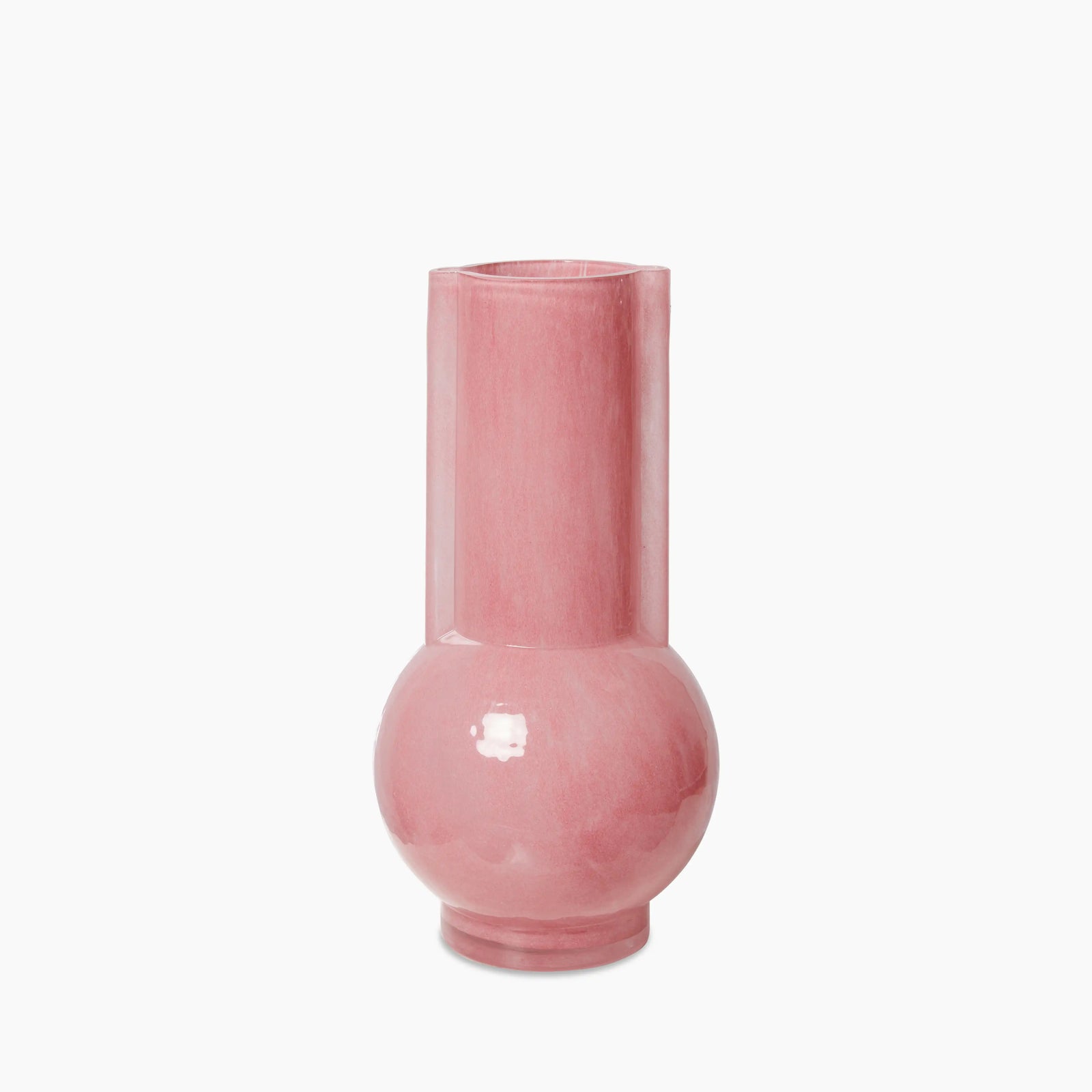 HKliving Glass Vase| Flamingo Pink