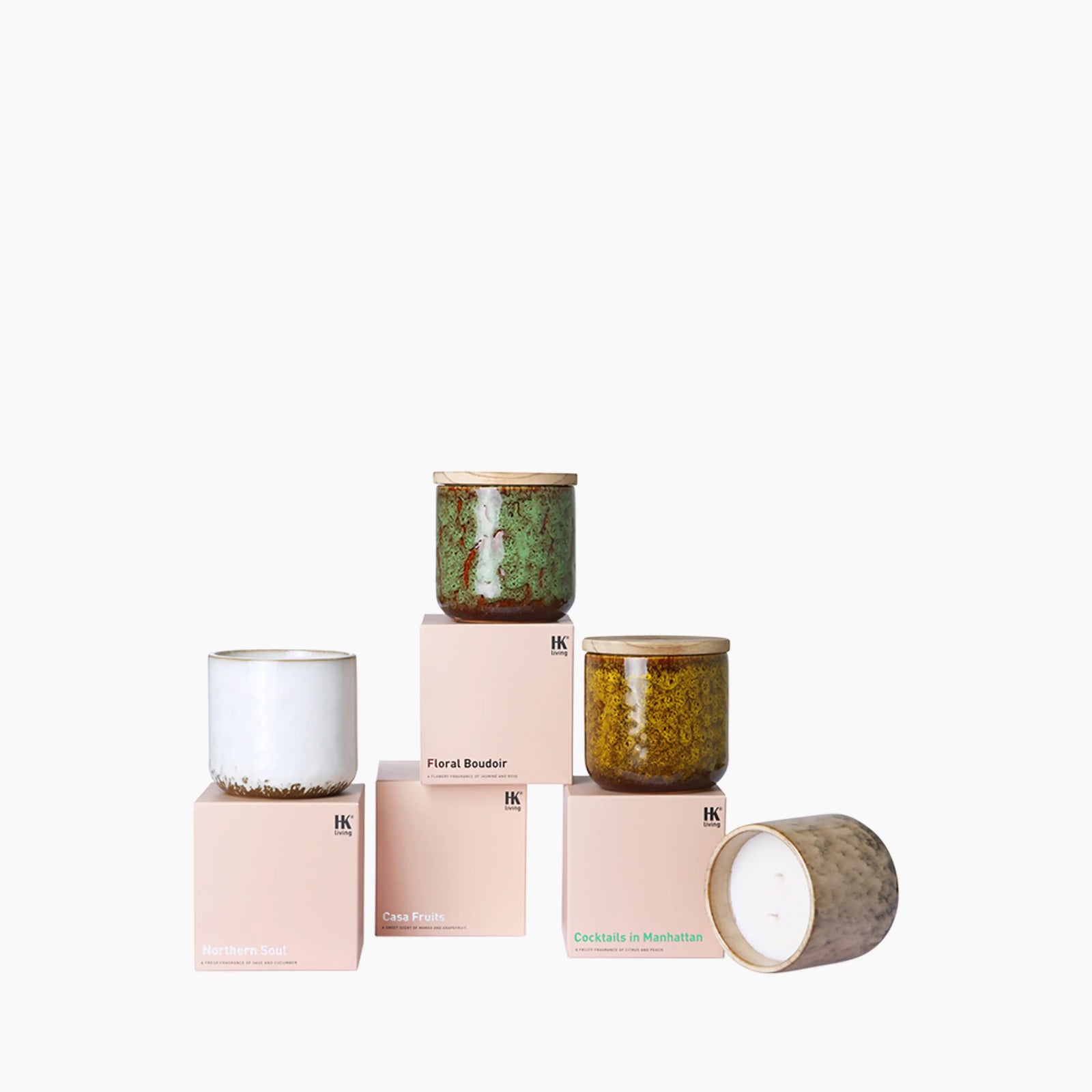 HKliving Ceramic Scented Candle | Northern Soul