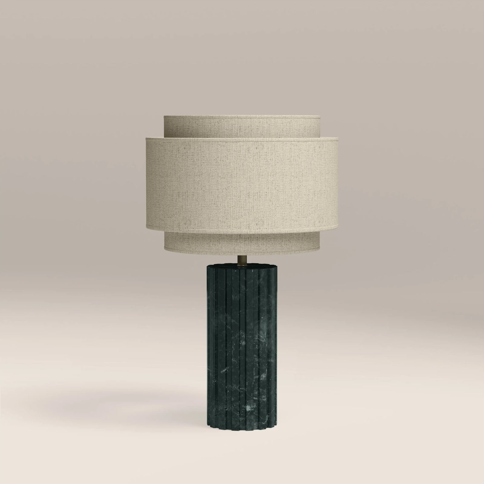 Aldridge Table Lamp | Dark Green Marble